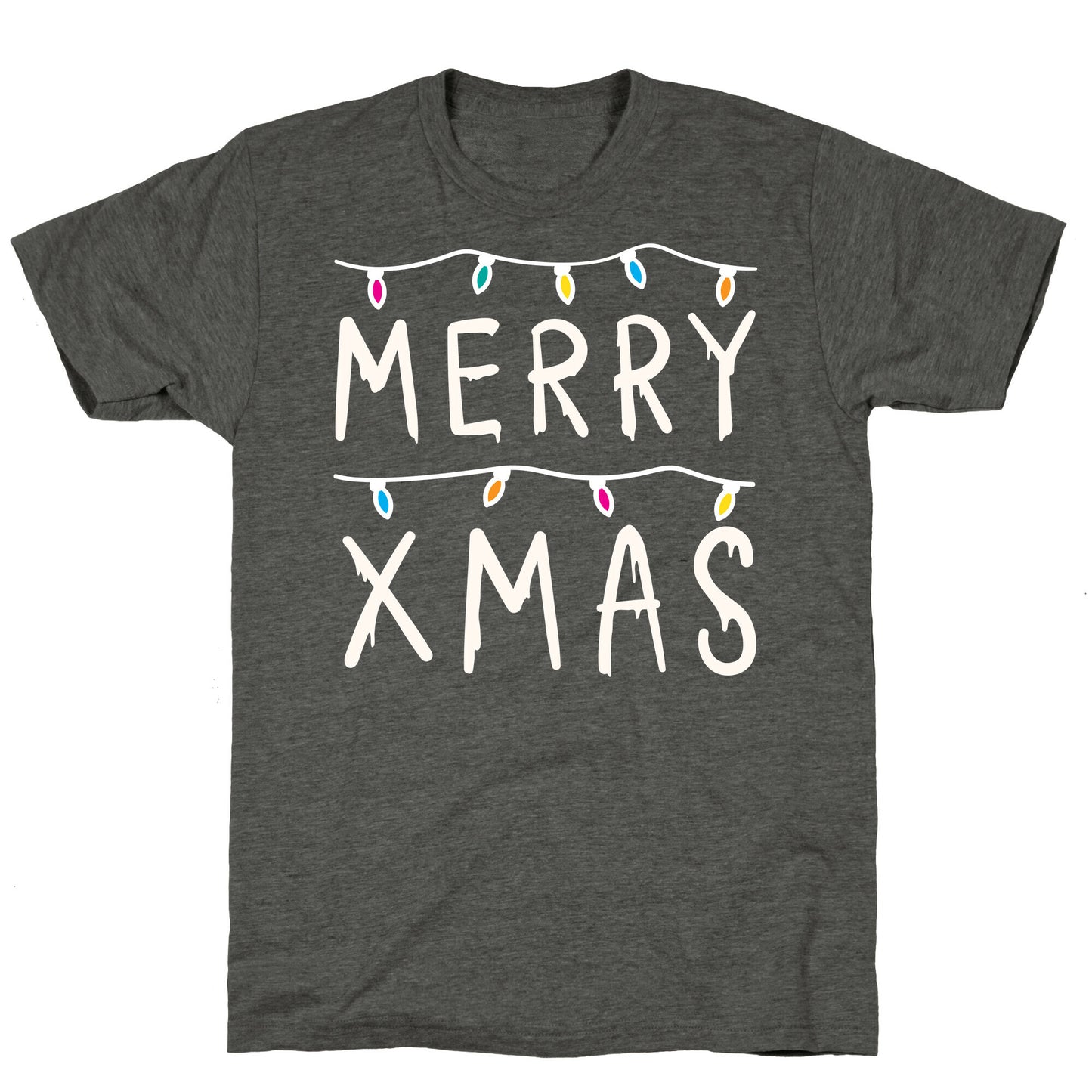 Merry Xmas Things (White) Unisex Triblend Tee