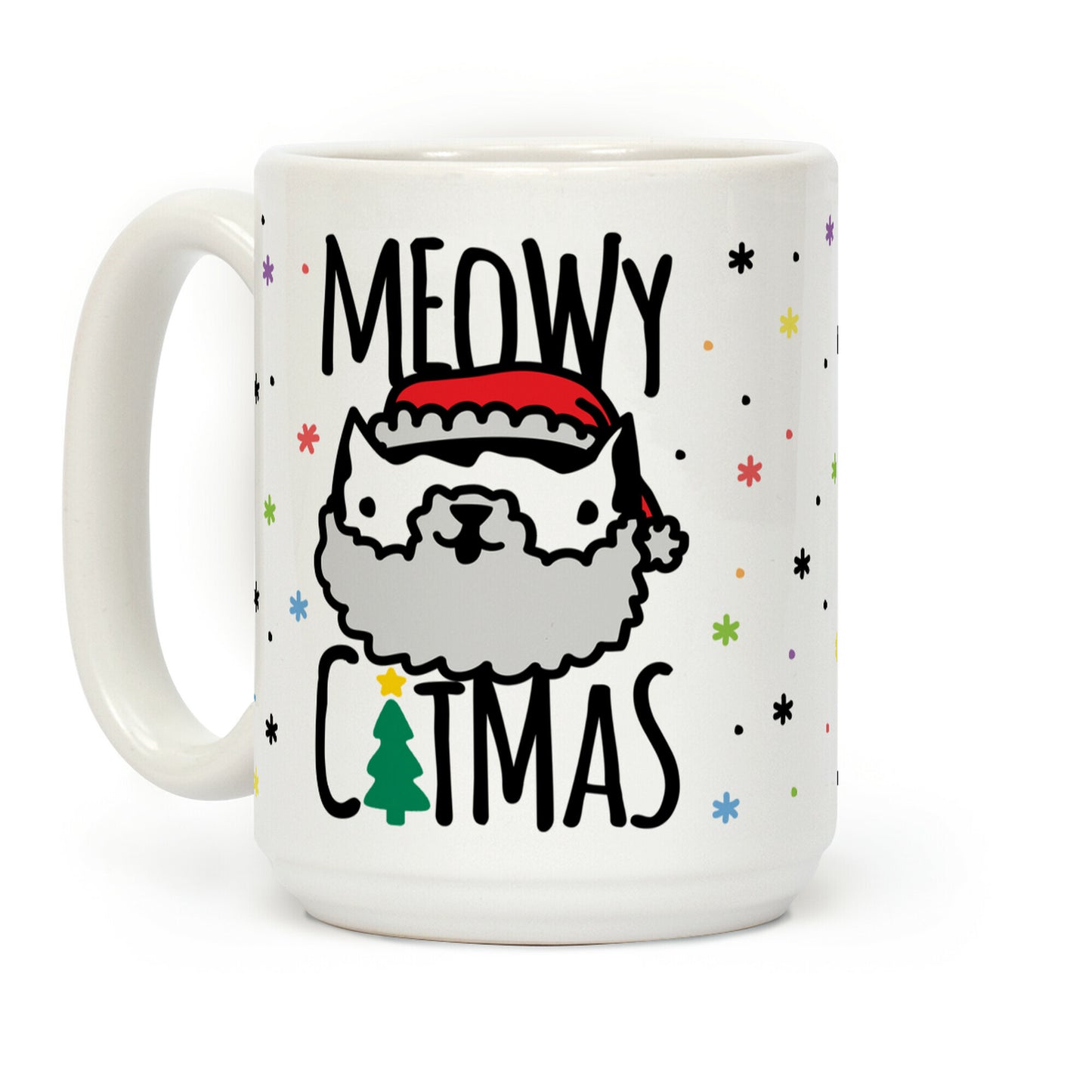 Meowy Catmas Coffee Mug