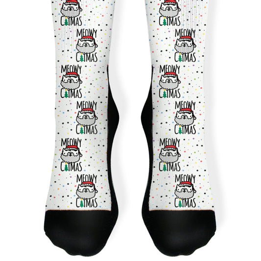 Meowy Catmas Socks