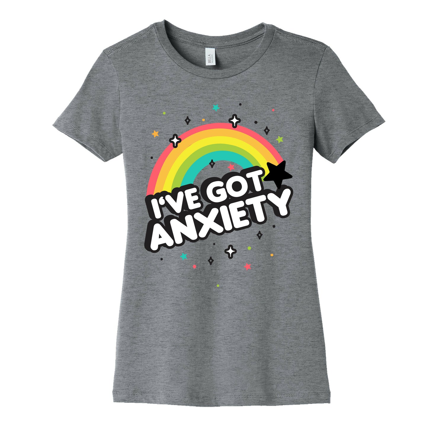 I've Got Anxiety Rainbow Women's Cotton Tee