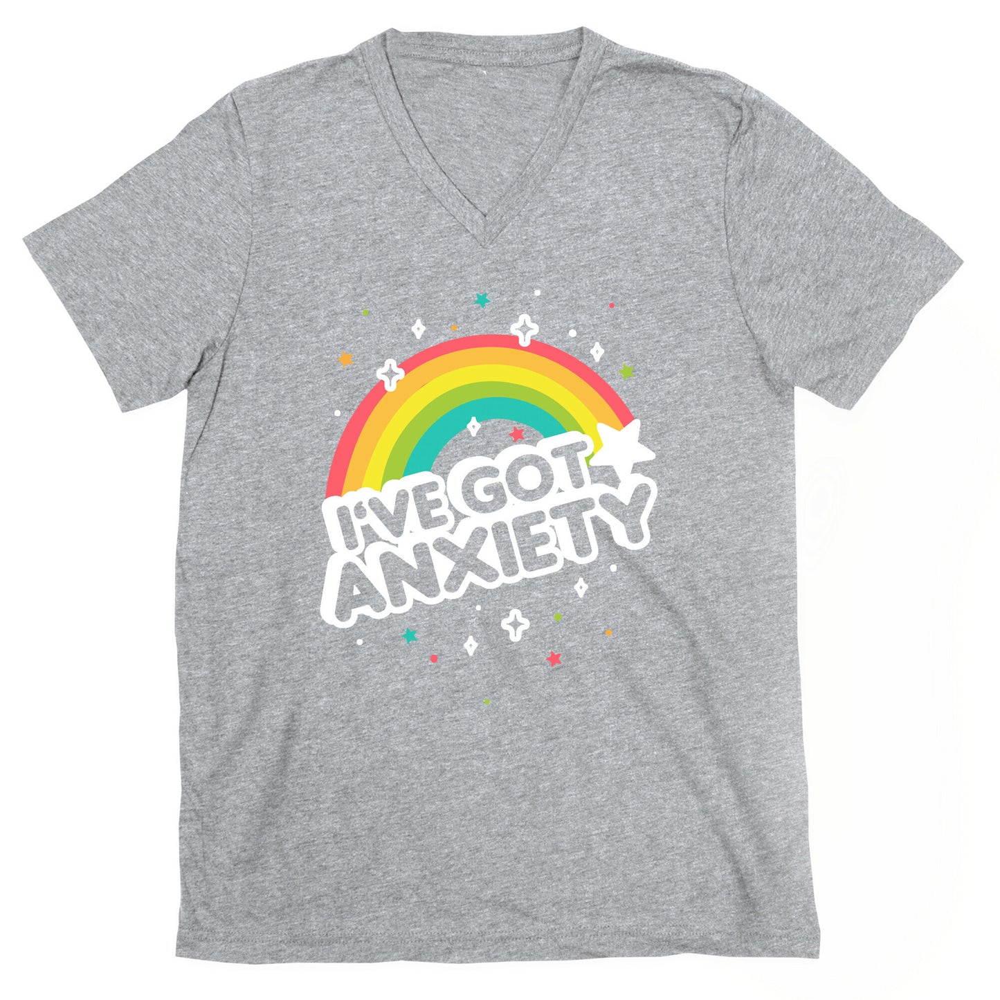 I've Got Anxiety Rainbow V-Neck