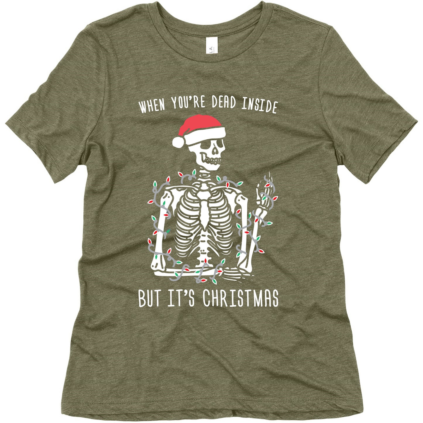 When You're Dead Inside But It's Christmas Women's Triblend Tee