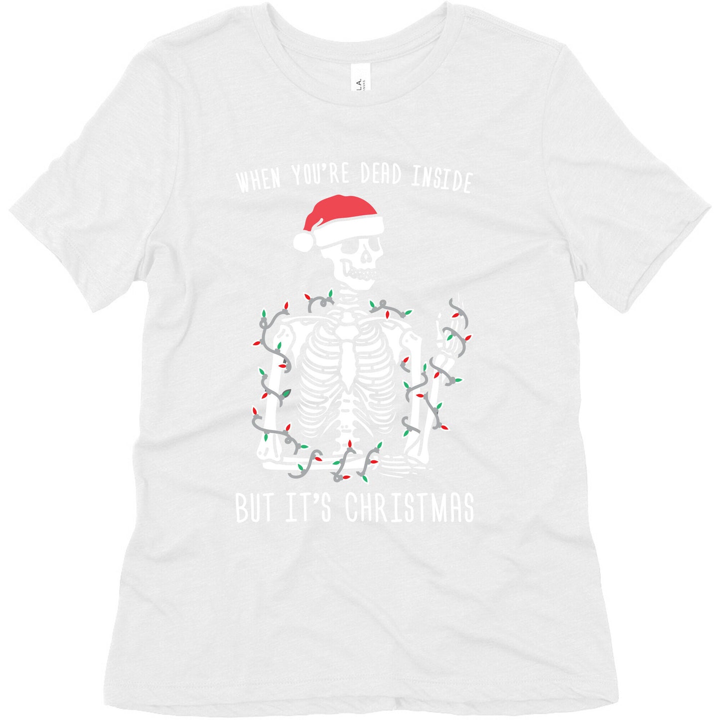 When You're Dead Inside But It's Christmas Women's Triblend Tee