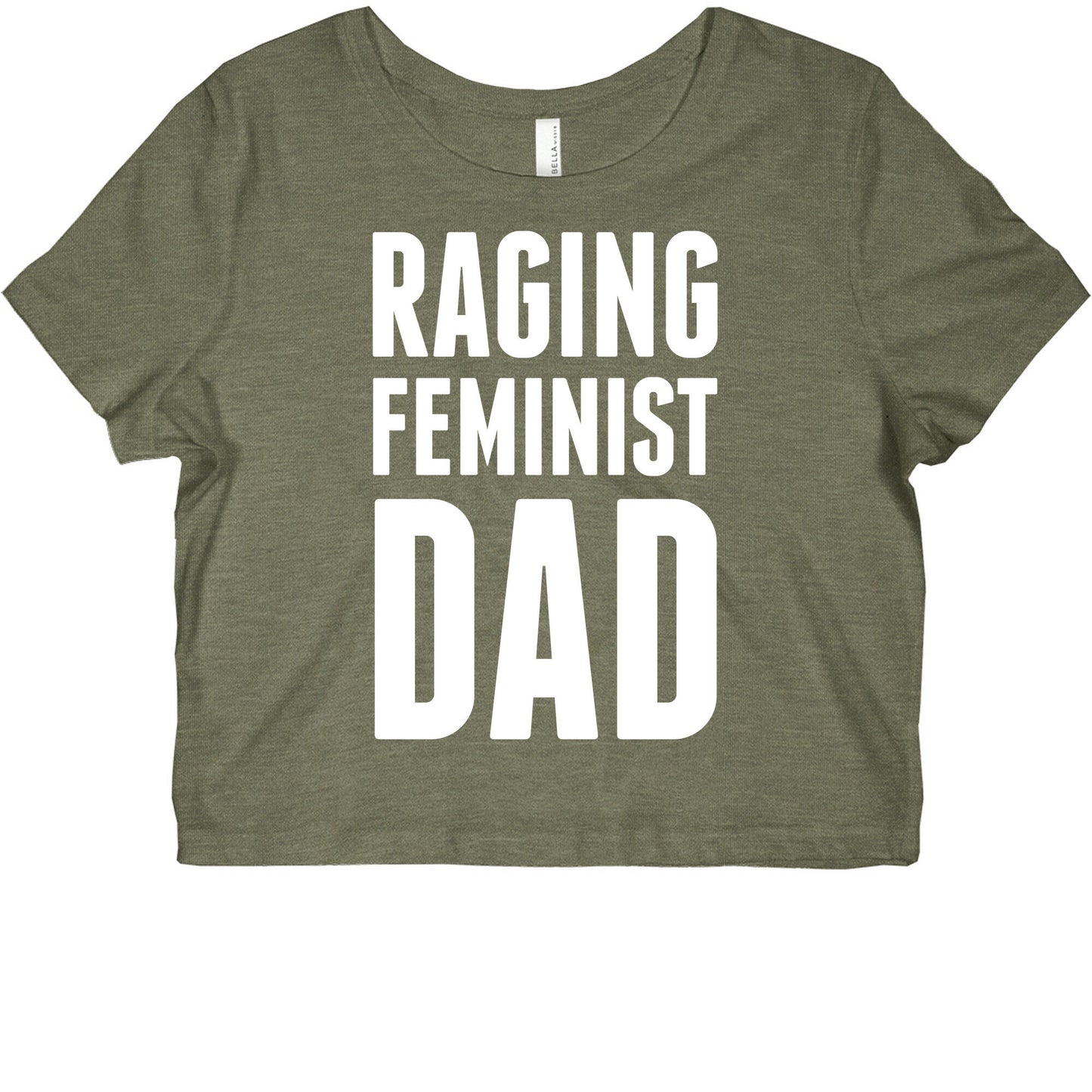 Raging Feminist Dad Graphic Baby Tee