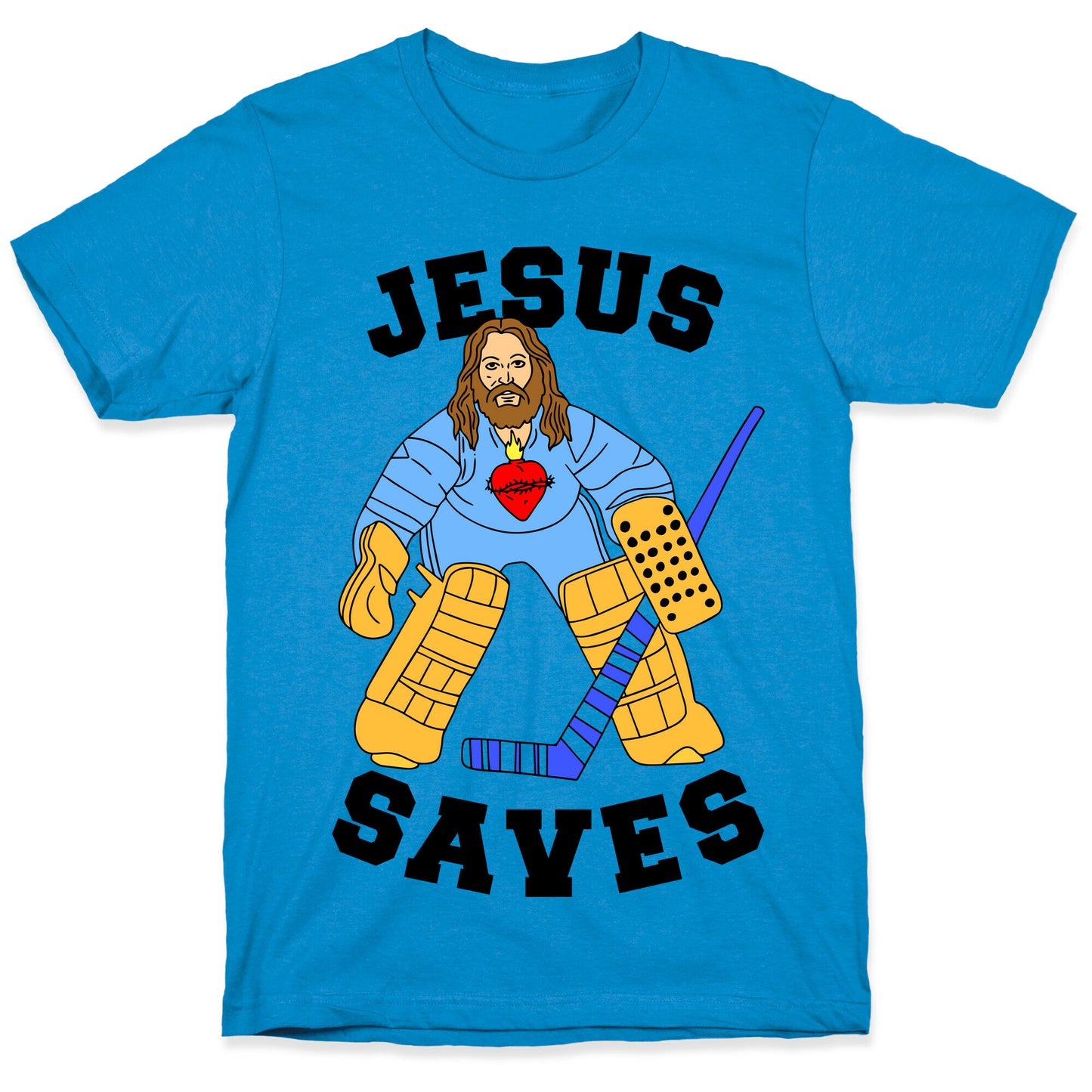 Jesus Saves (Hockey Edition) T-Shirt