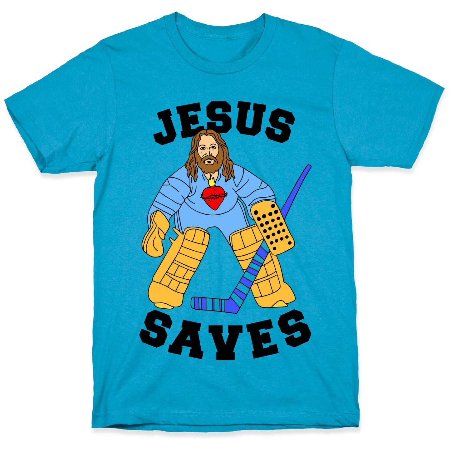 Jesus Saves (Hockey Edition) Unisex Triblend Tee