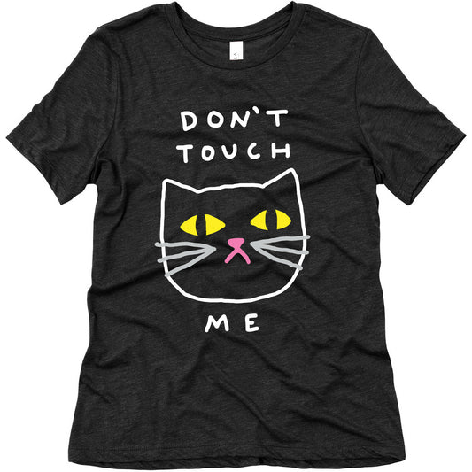 Don't Touch Me Cat Women's Triblend Tee