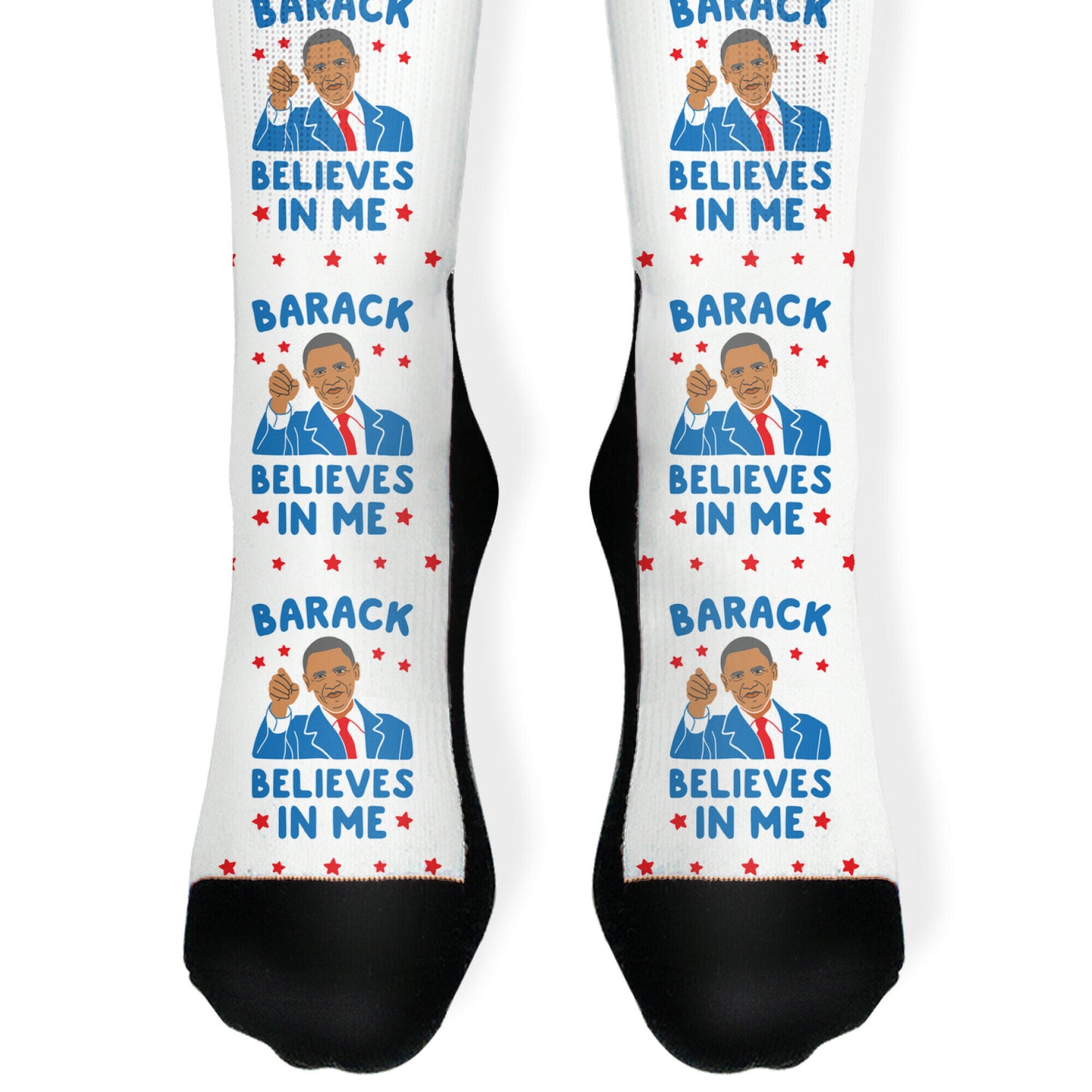 Barack Believes In Me Socks