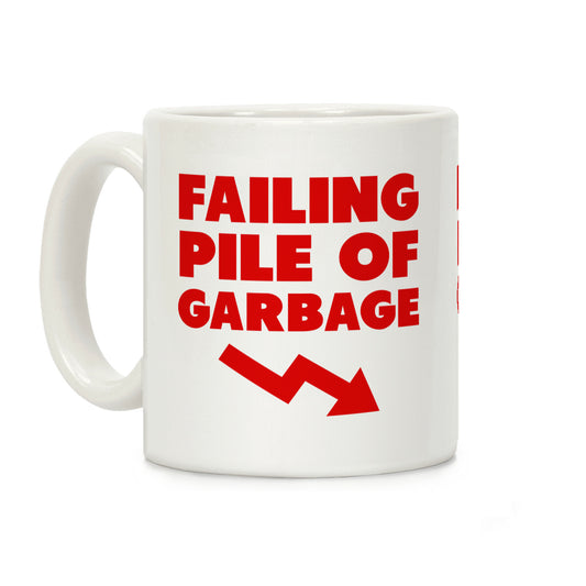 Failing Pile of Garbage Coffee Mug