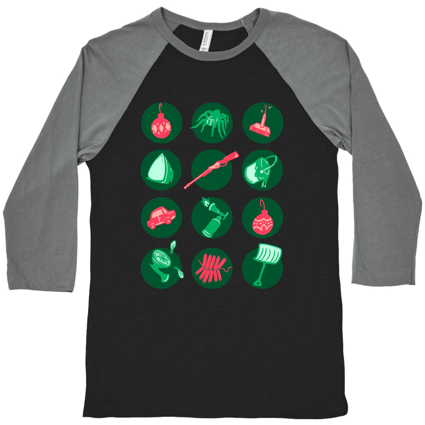 Home Alone Traps Baseball Tee