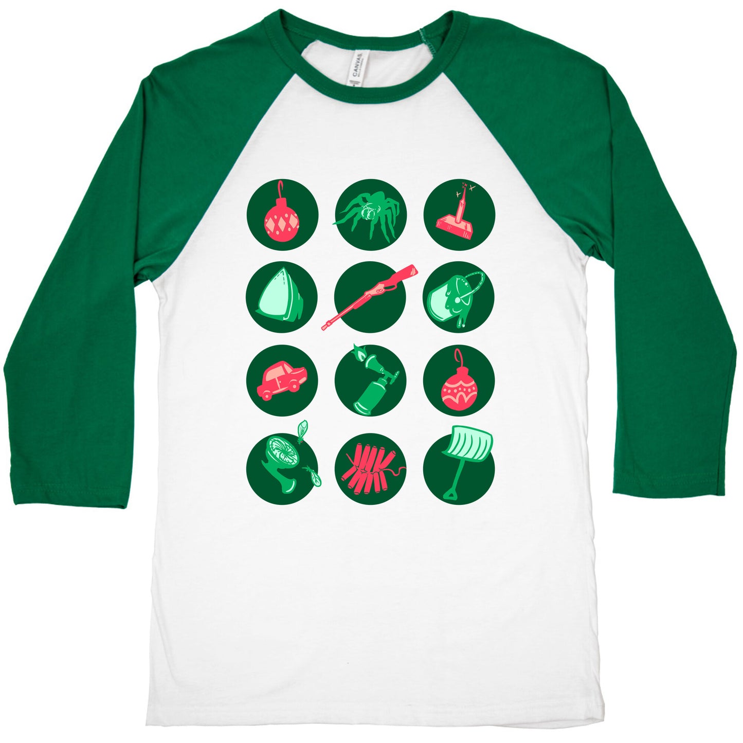 Home Alone Traps Baseball Tee