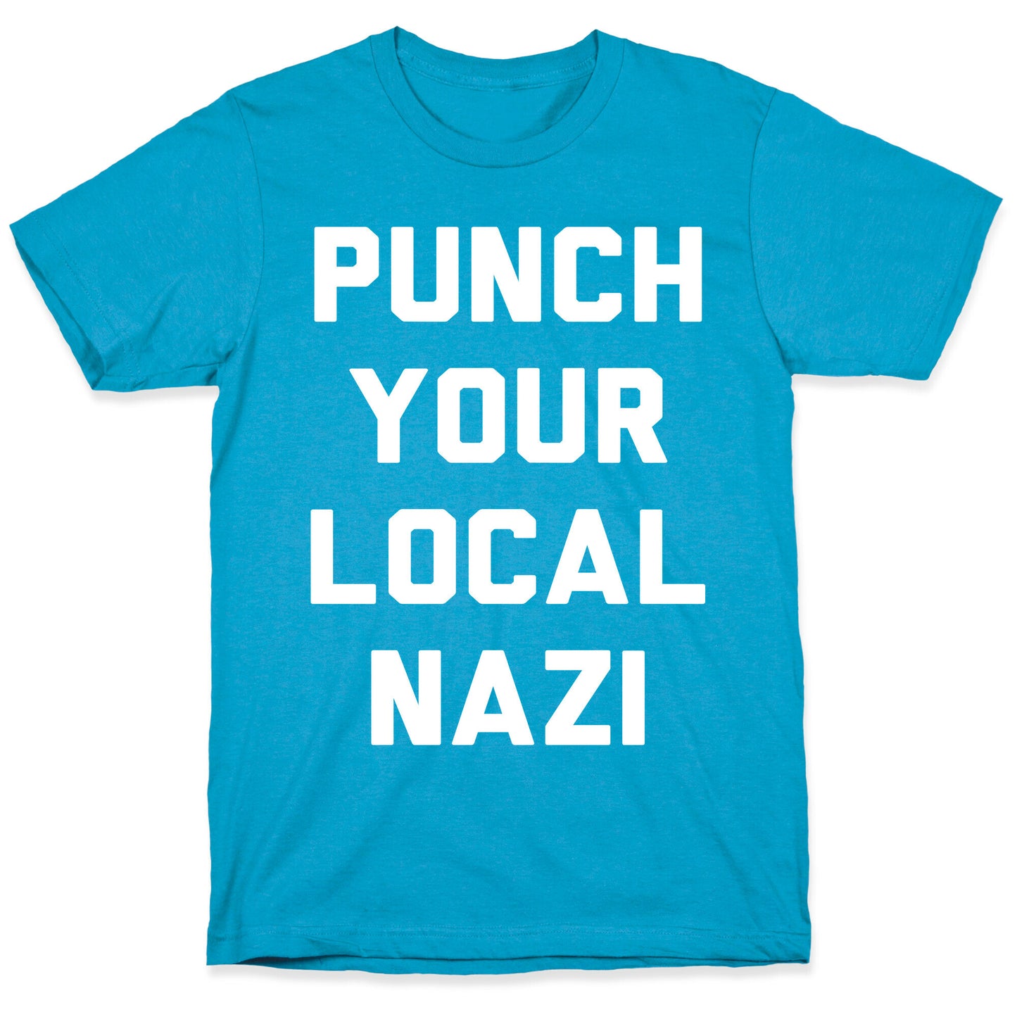 Punch Your Local Nazi Unisex Triblend Tee