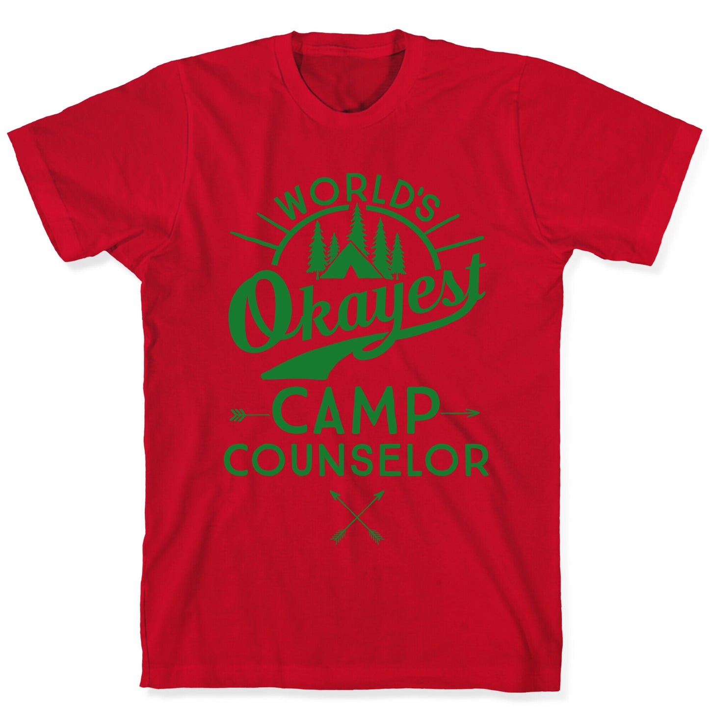 World's Okayest Camp Counselor T-Shirt