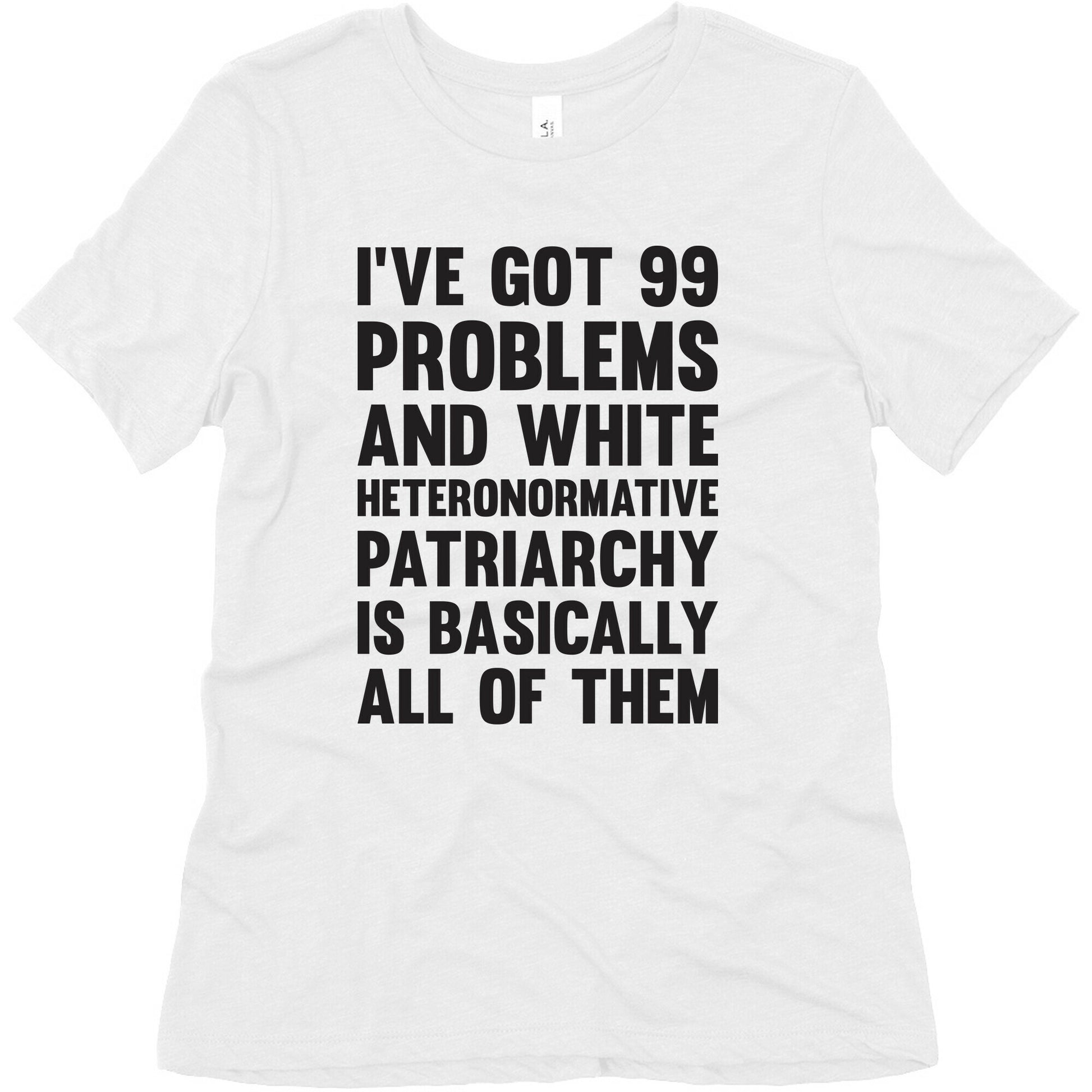 I've Got 99 Problems And White Heteronormative Patriarchy Is Basically All Of Them Women's Triblend Tee