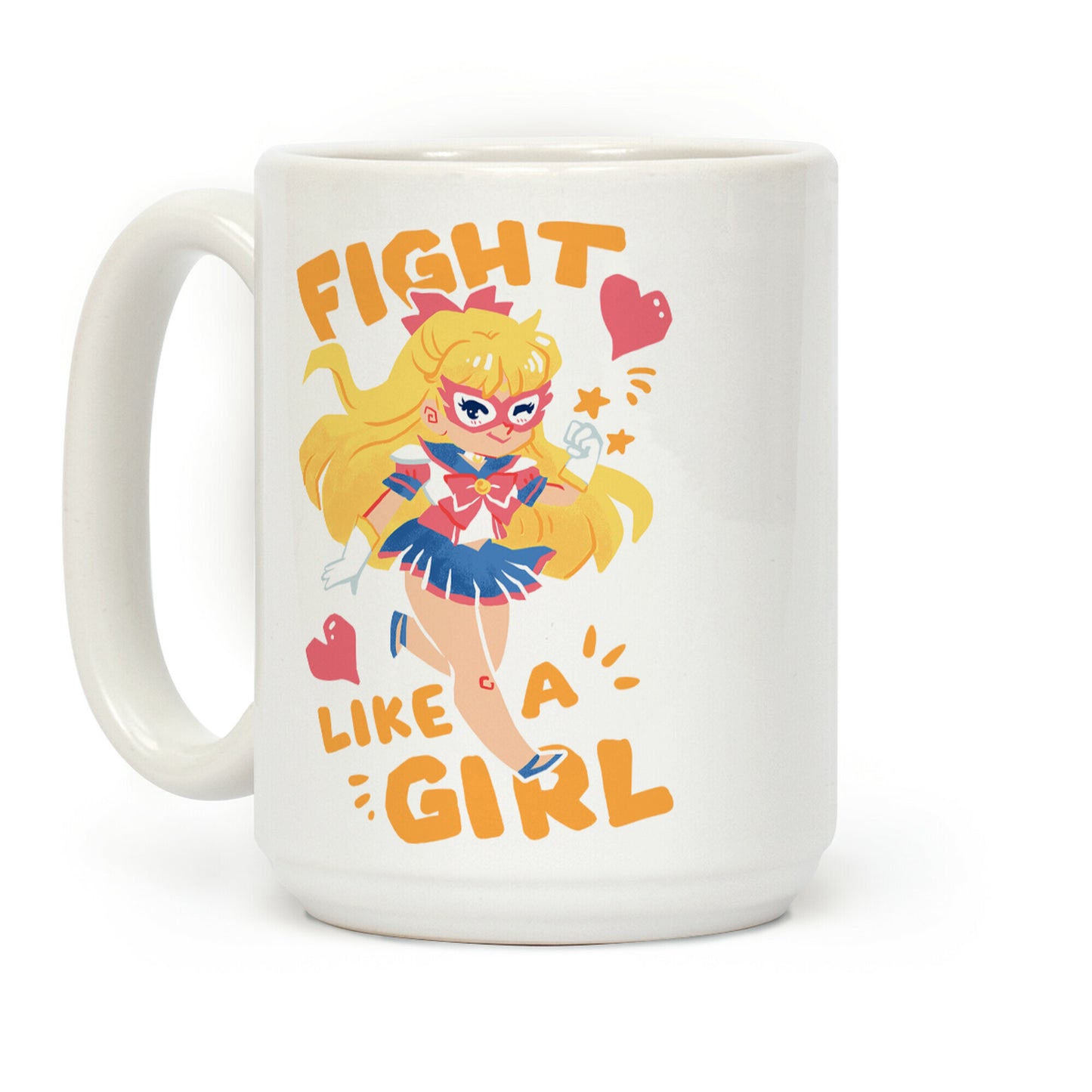Fight Like A Girl: Sailor Venus Coffee Mug