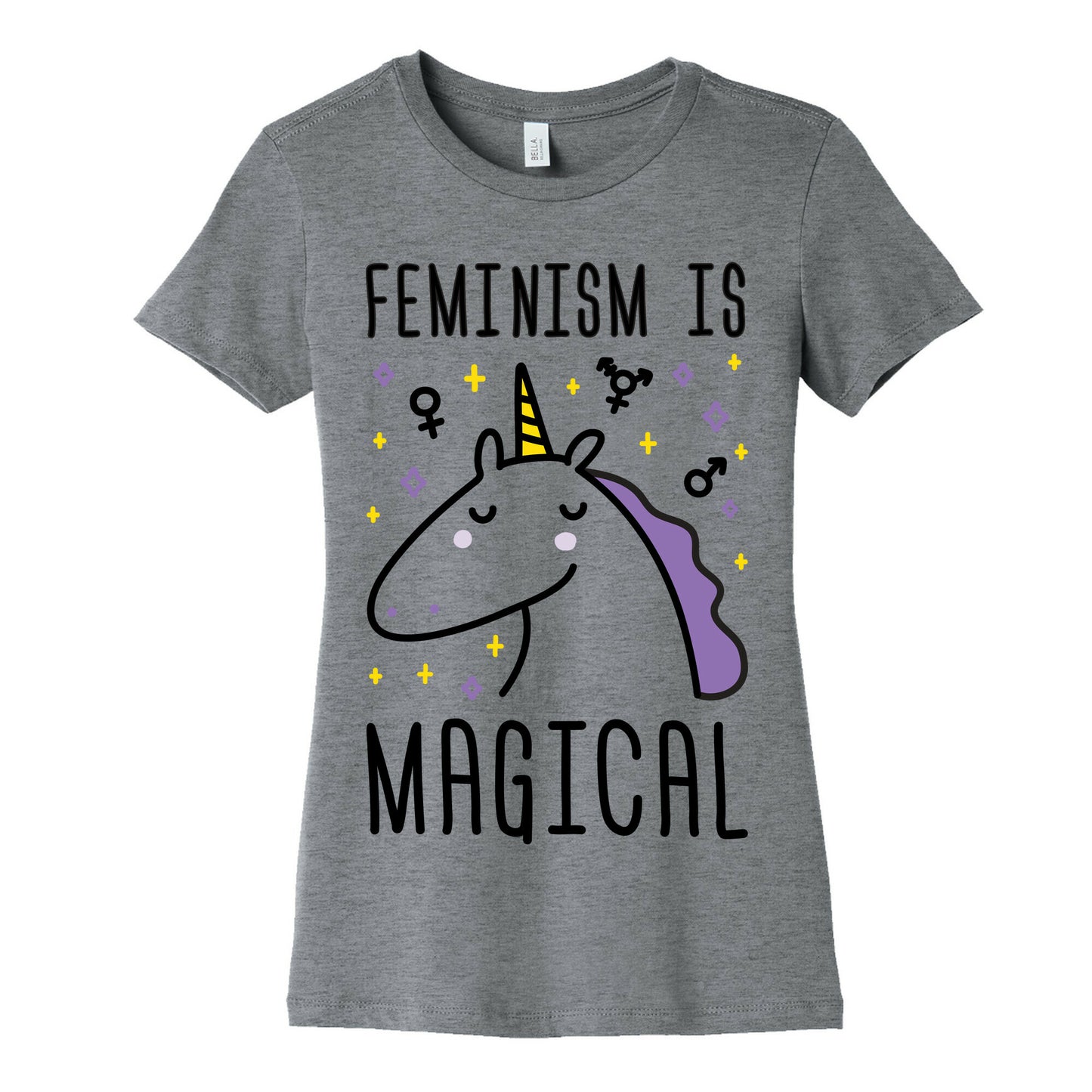 Feminism Is Magical Women's Cotton Tee