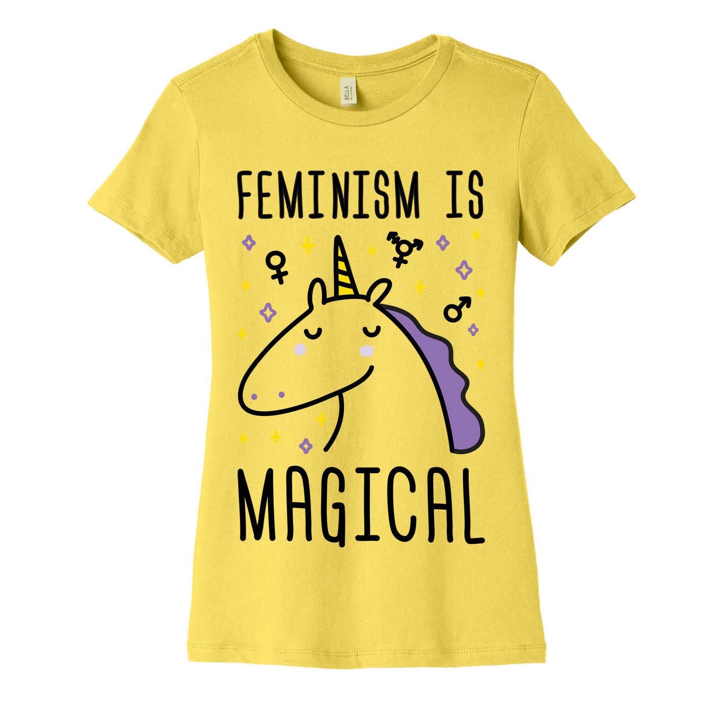 Feminism Is Magical Women's Cotton Tee