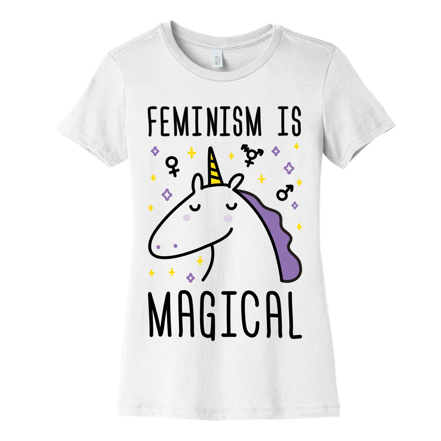 Feminism Is Magical Women's Cotton Tee