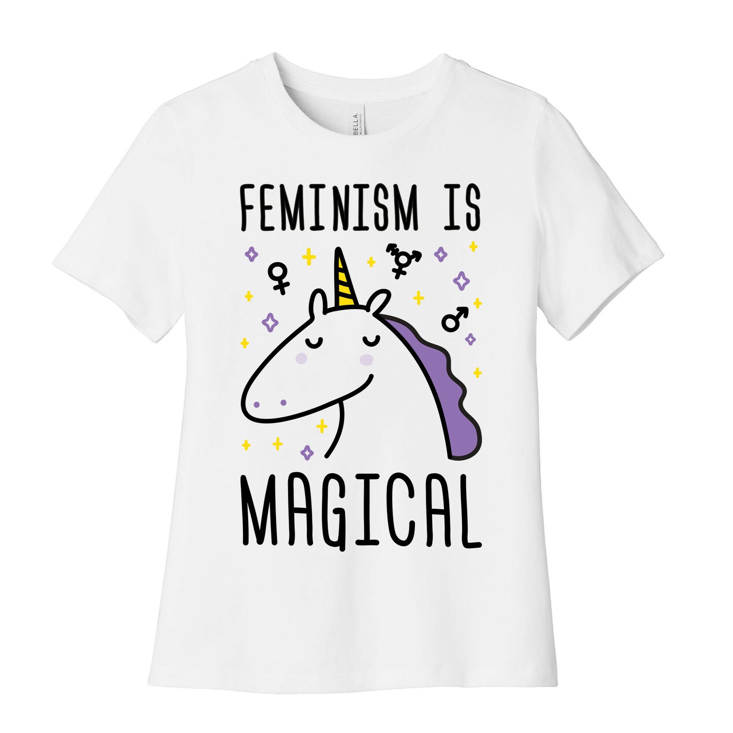 Feminism Is Magical Women's Cotton Tee
