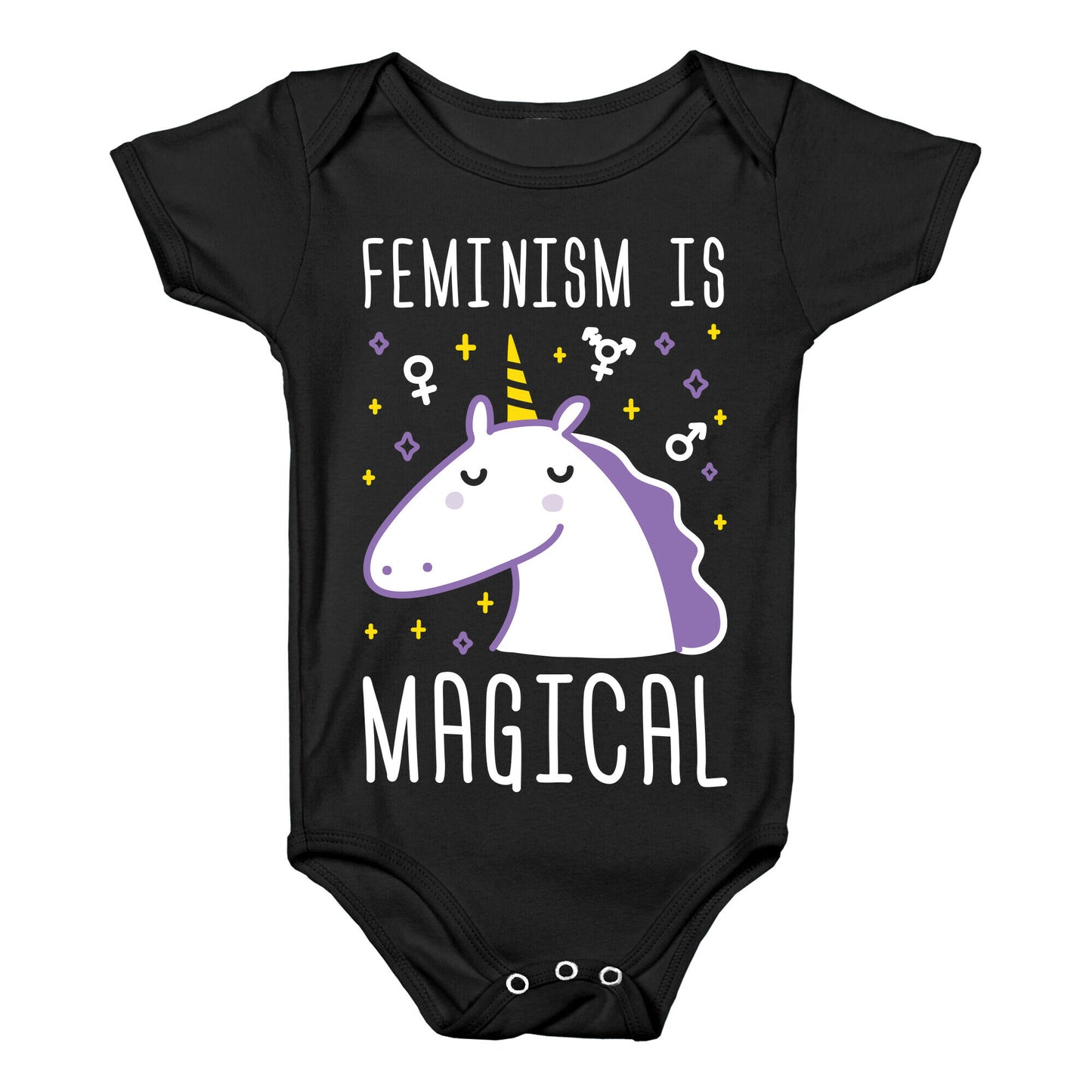 Feminism Is Magical Baby One Piece
