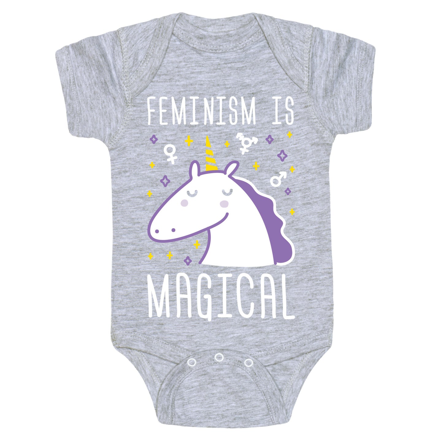 Feminism Is Magical Baby One Piece