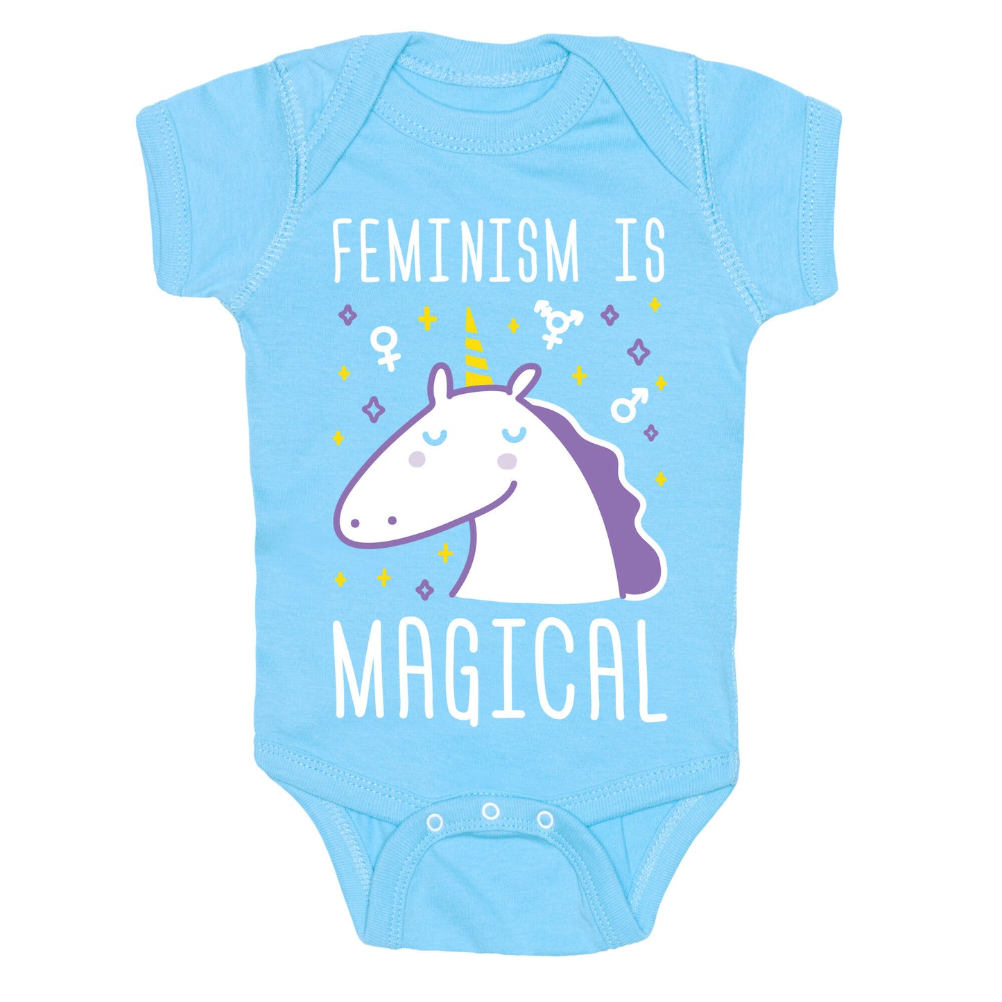 Feminism Is Magical Baby One Piece