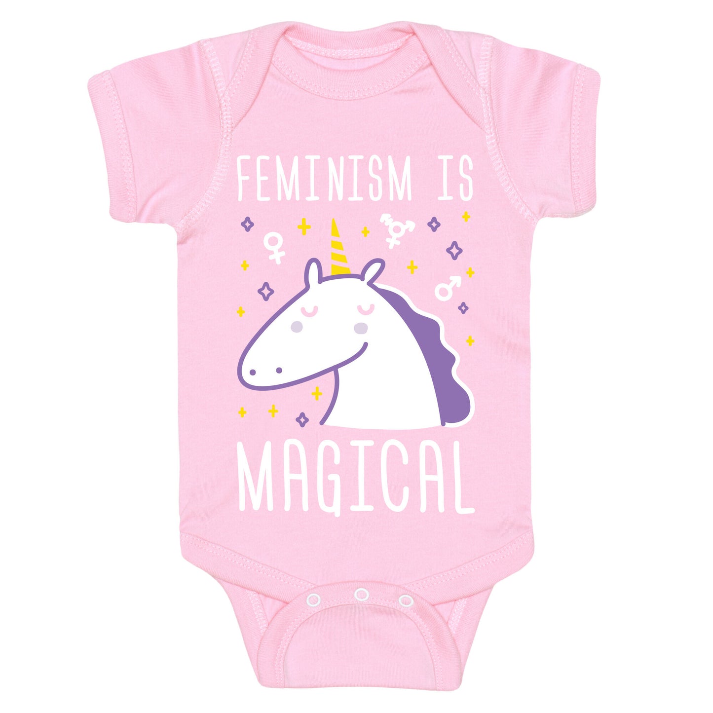 Feminism Is Magical Baby One Piece