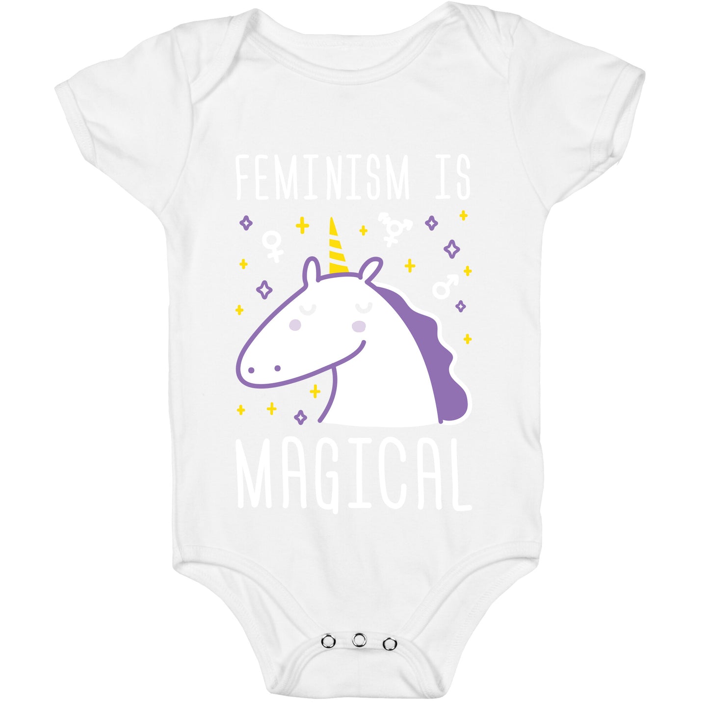 Feminism Is Magical Baby One Piece