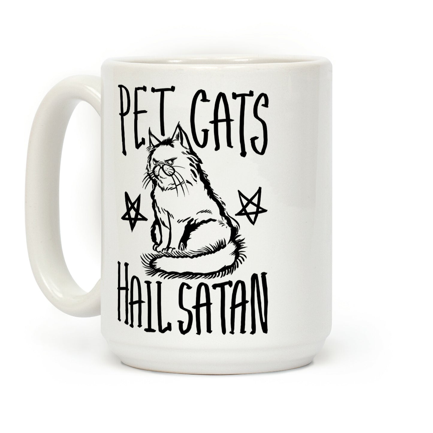 Pet Cats Hail Satan Coffee Mug