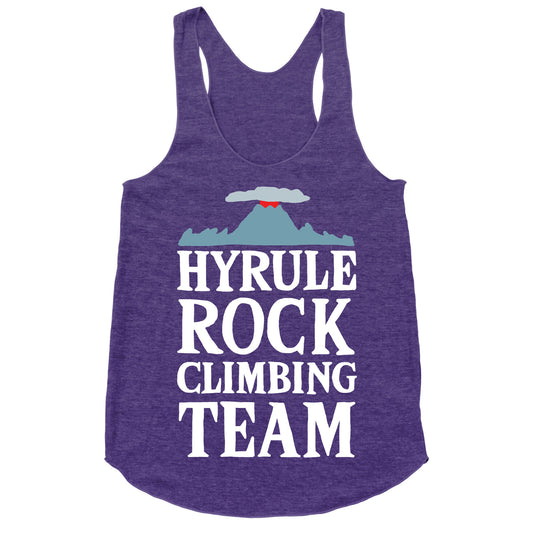 Hyrule Rock Climbing Team Racerback Tank