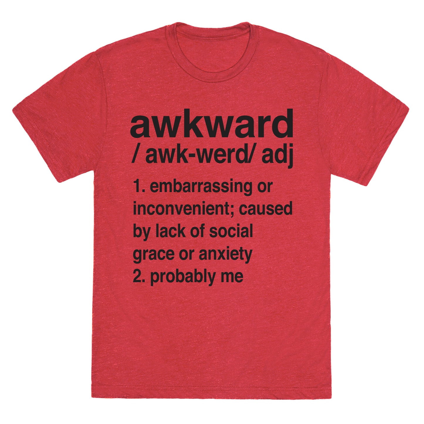 Awkward Definition Unisex Triblend Tee