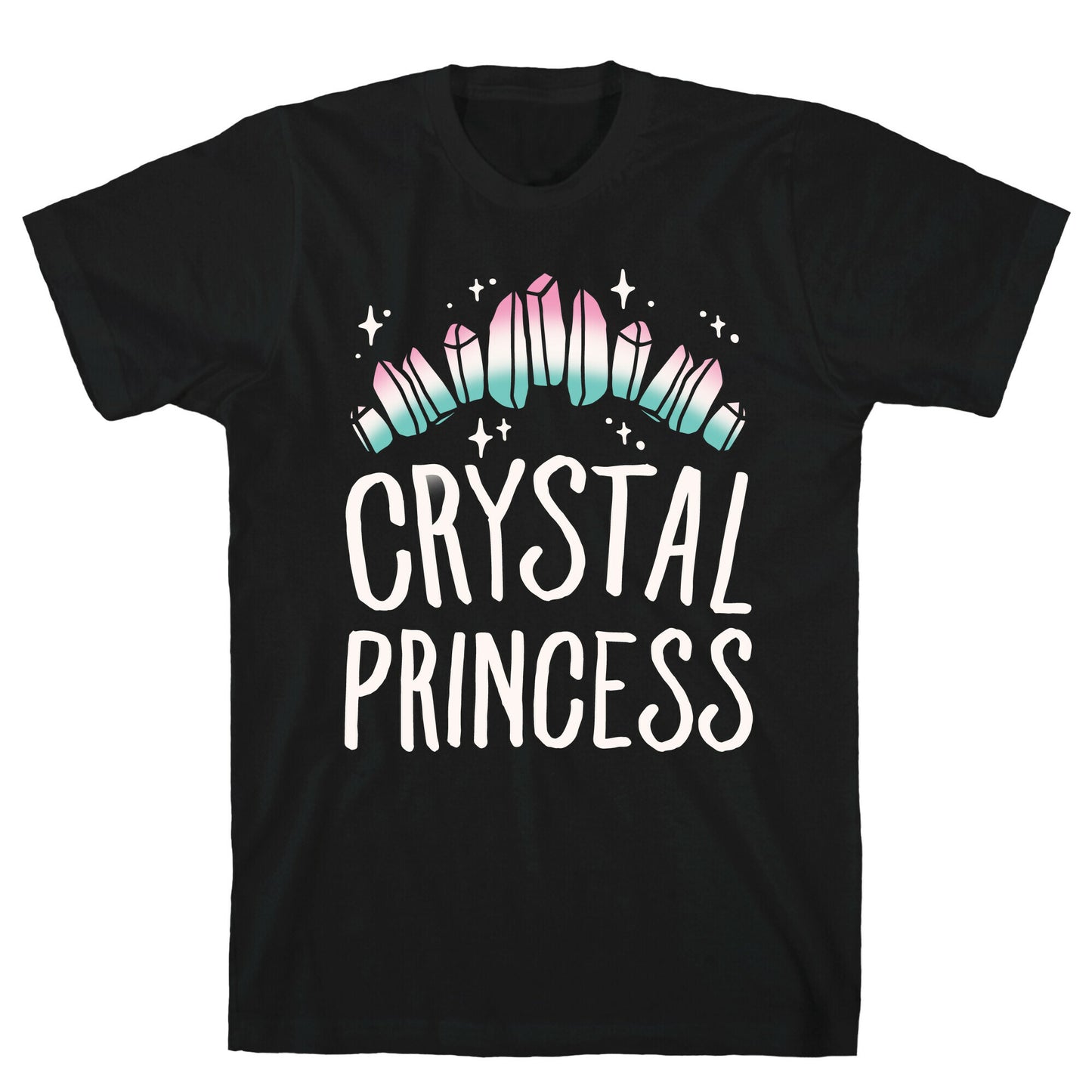 Crystal Princess White Print T-Shirt
