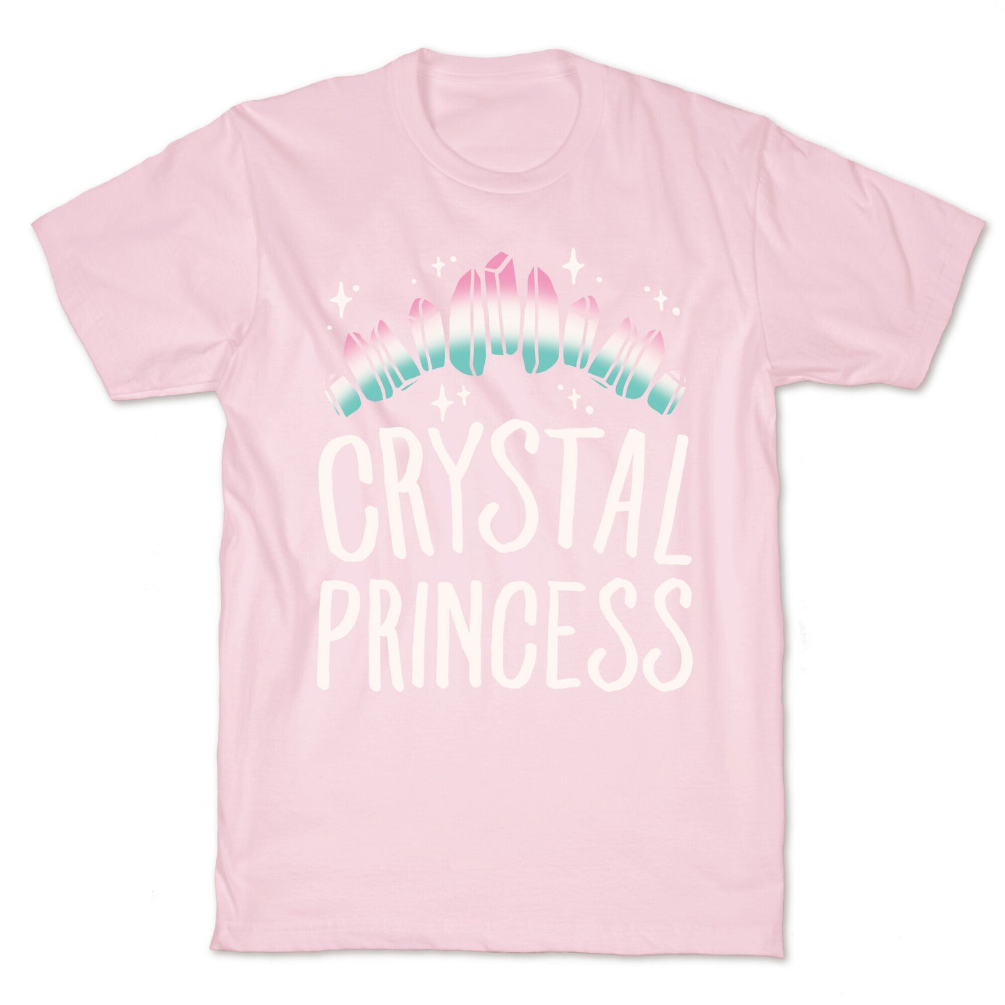 Crystal Princess White Print T-Shirt