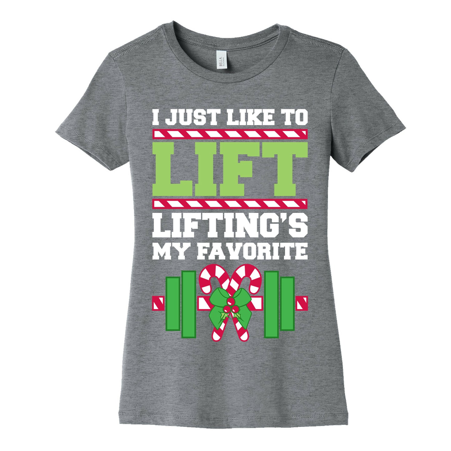 I Just Like To Lift, Lifting Is My Favorite Women's Cotton Tee