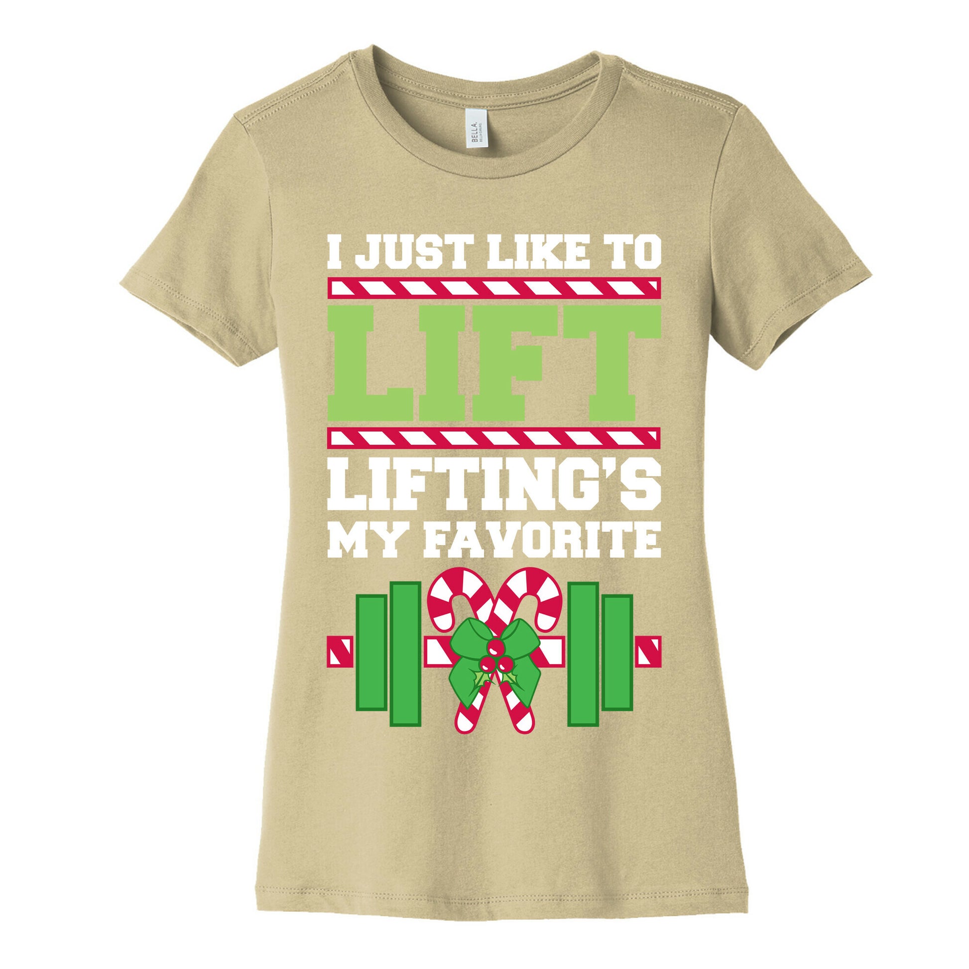 I Just Like To Lift, Lifting Is My Favorite Women's Cotton Tee