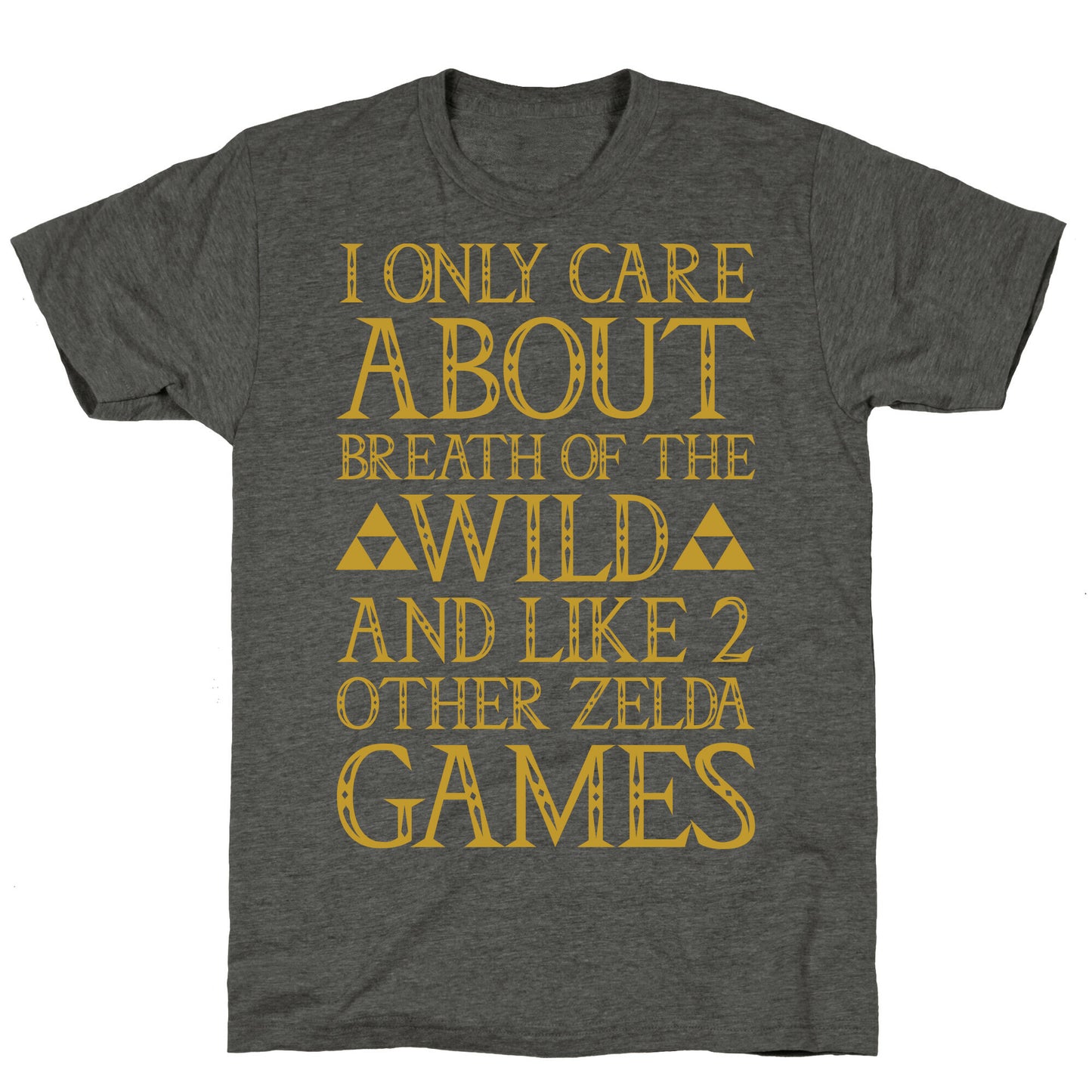 I Only Care About Breath of The Wild Unisex Triblend Tee