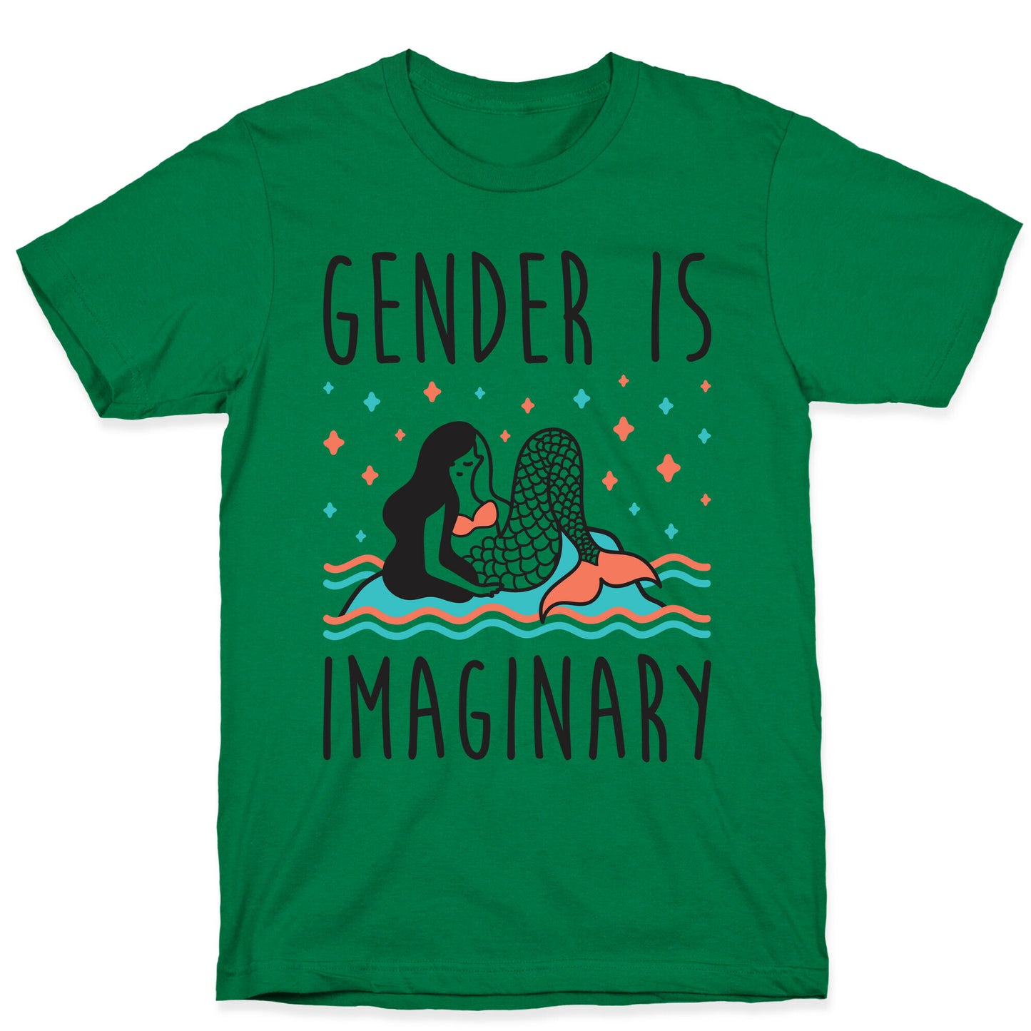Gender Is Imaginary Mermaid T-Shirt