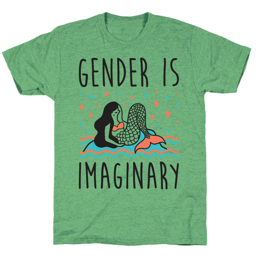 Gender Is Imaginary Mermaid Unisex Triblend Tee
