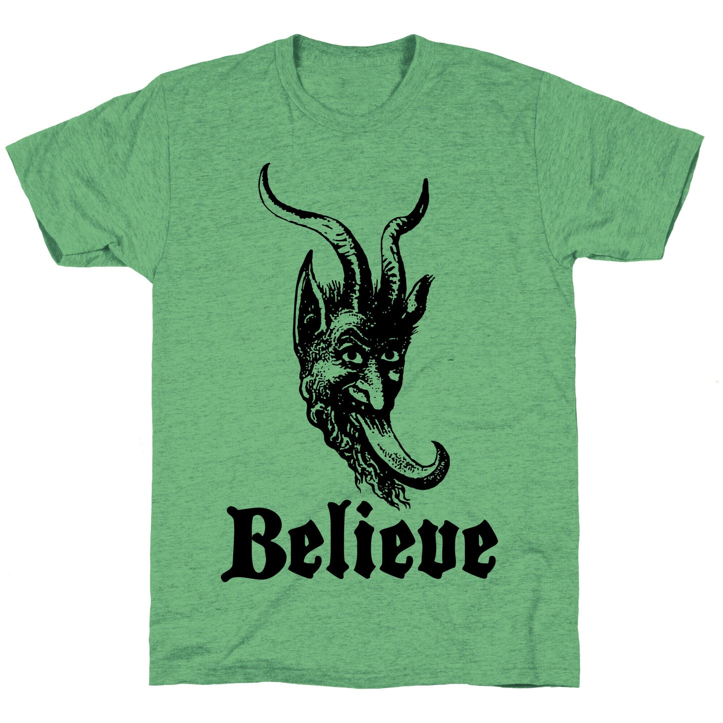 Believe In Krampus Unisex Triblend Tee