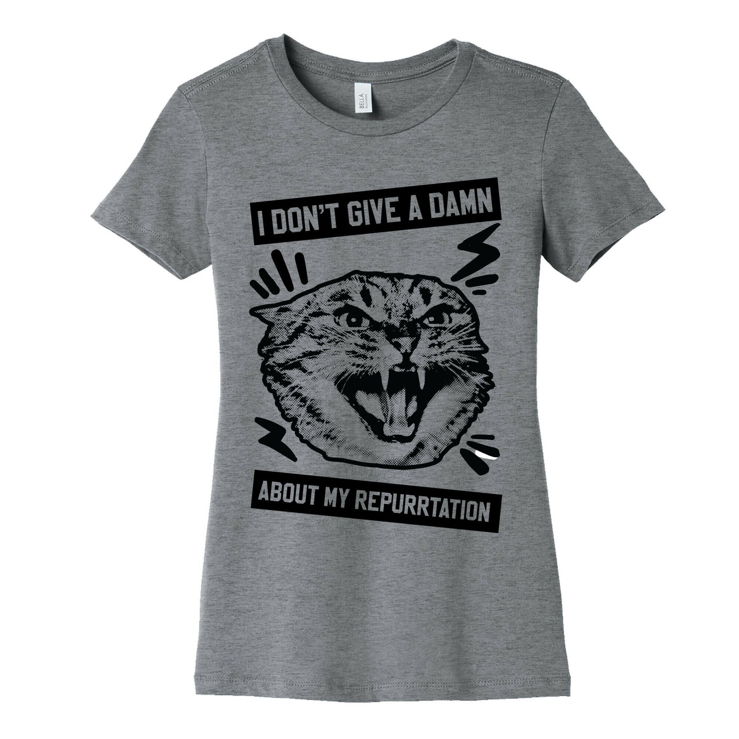 I Don't Give A Damn About My Repurrtation Women's Cotton Tee