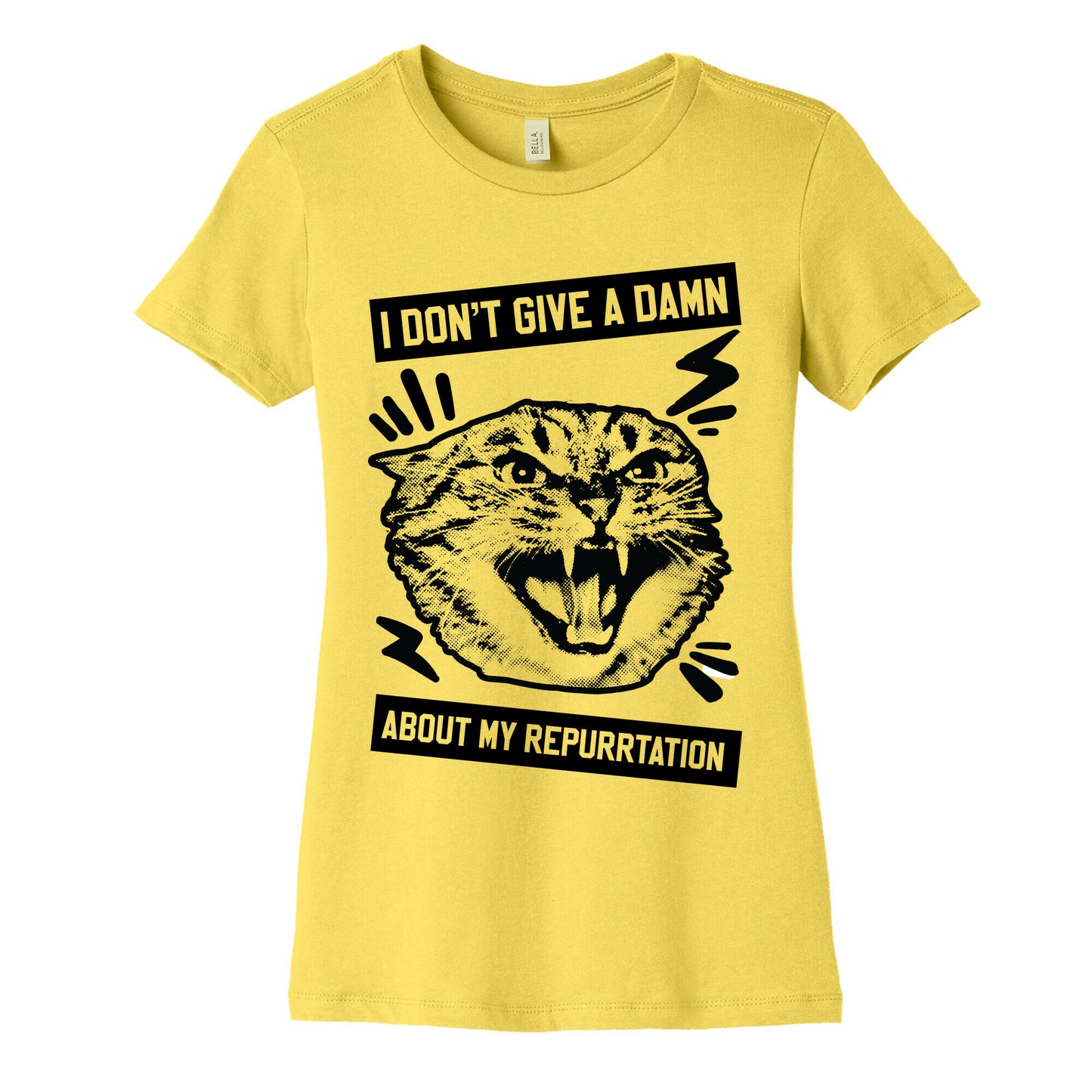 I Don't Give A Damn About My Repurrtation Women's Cotton Tee