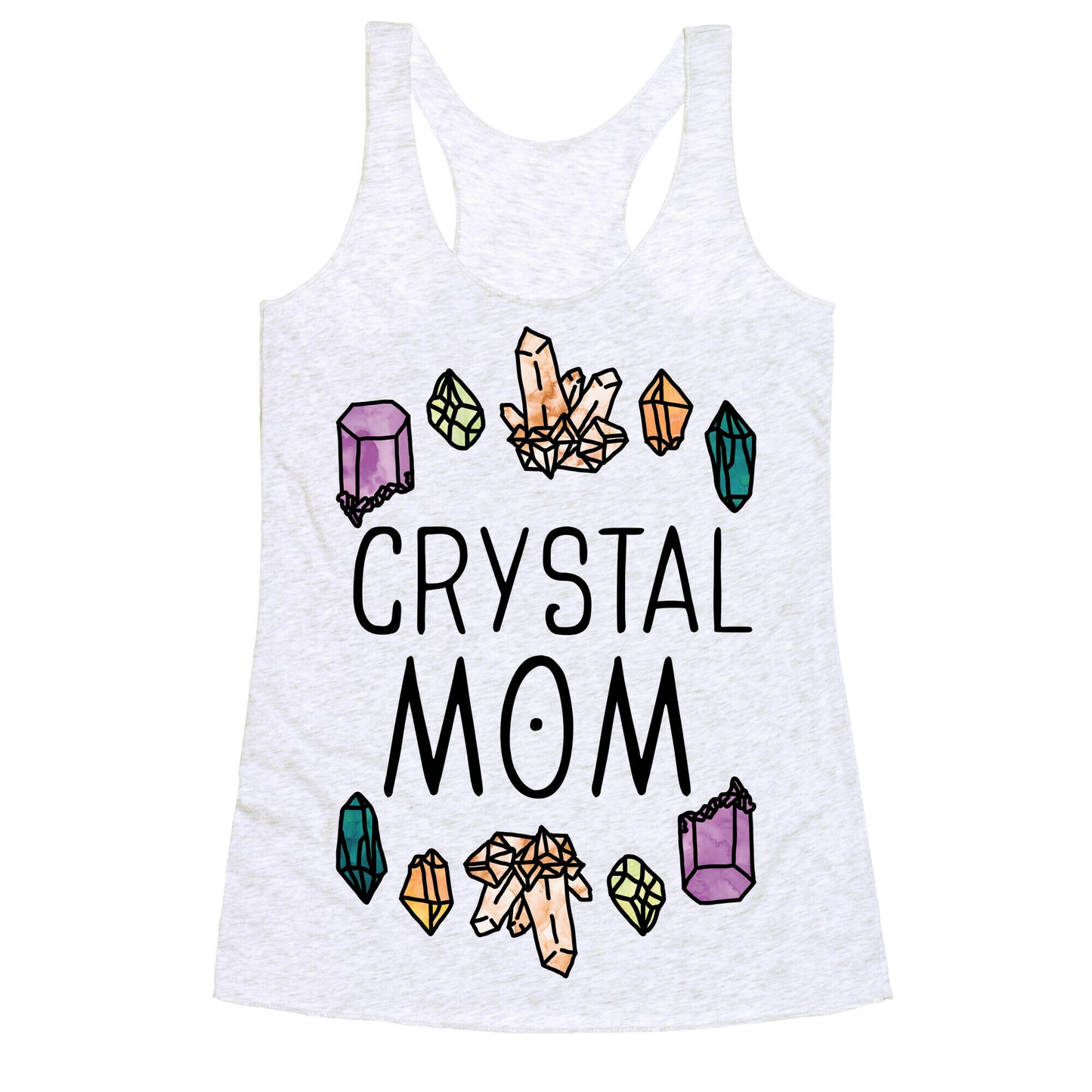Crystal Mom Racerback Tank