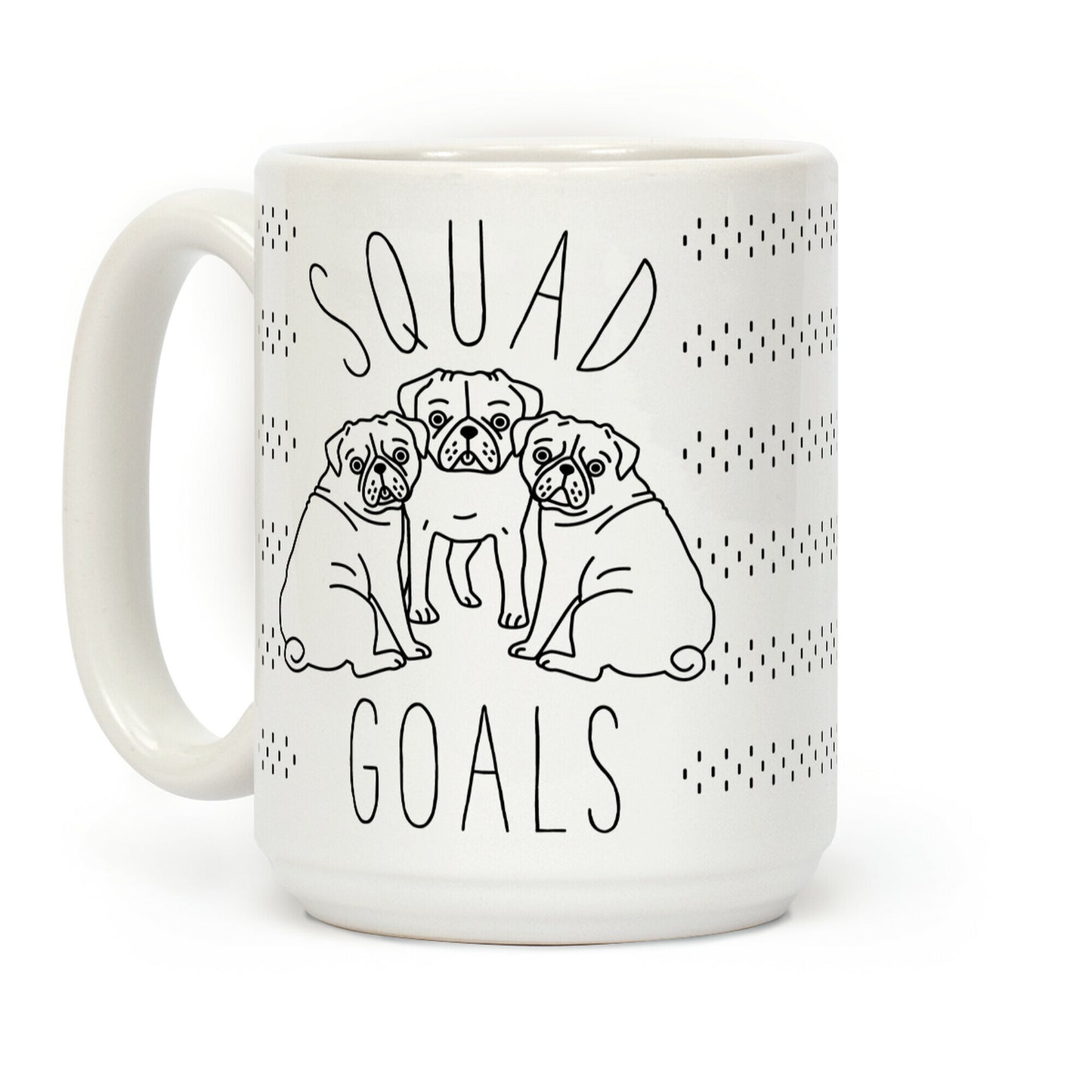 Squad Goals Pugs Coffee Mug