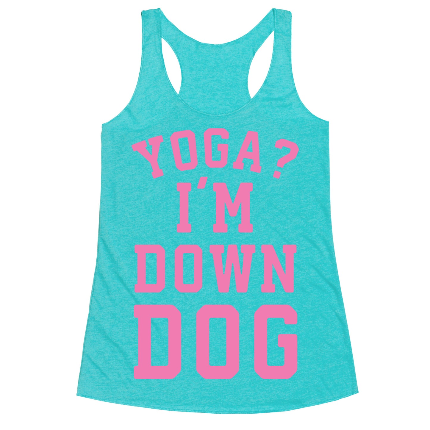 Yoga I'm Down Dog Racerback Tank