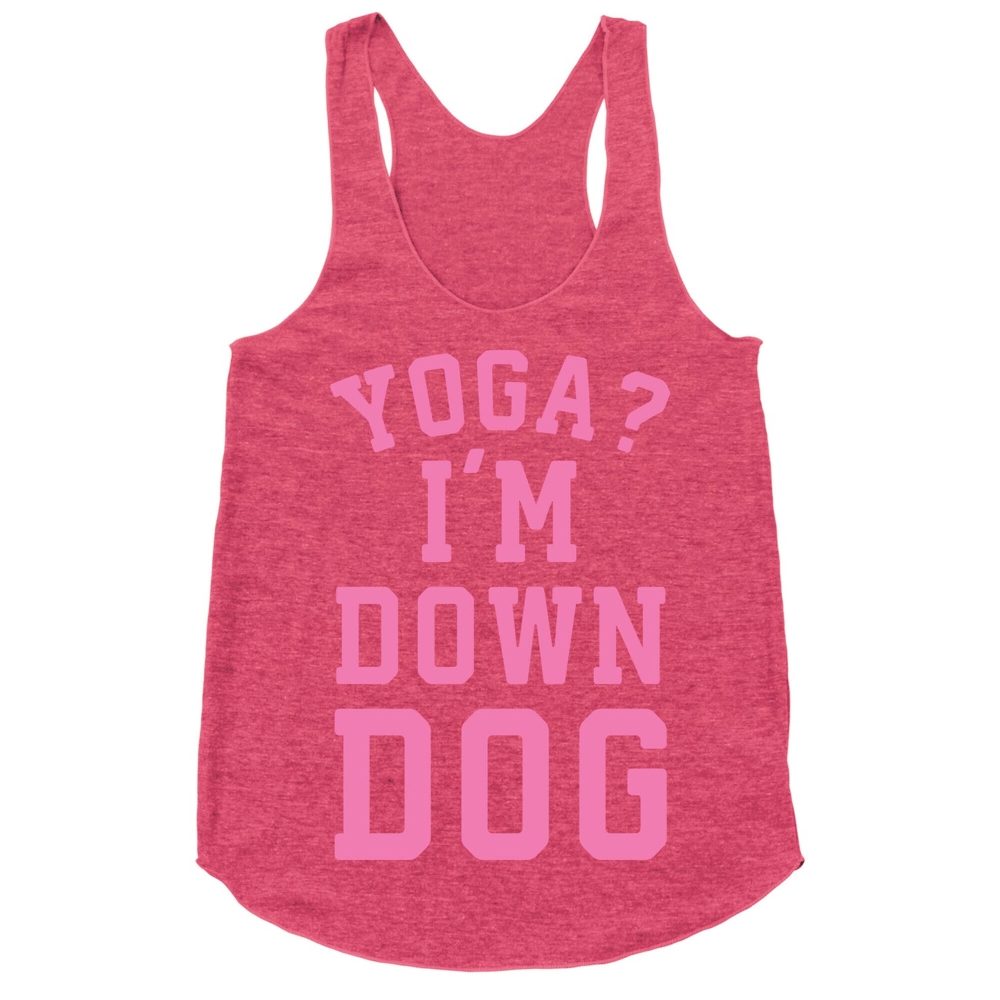 Yoga I'm Down Dog Racerback Tank