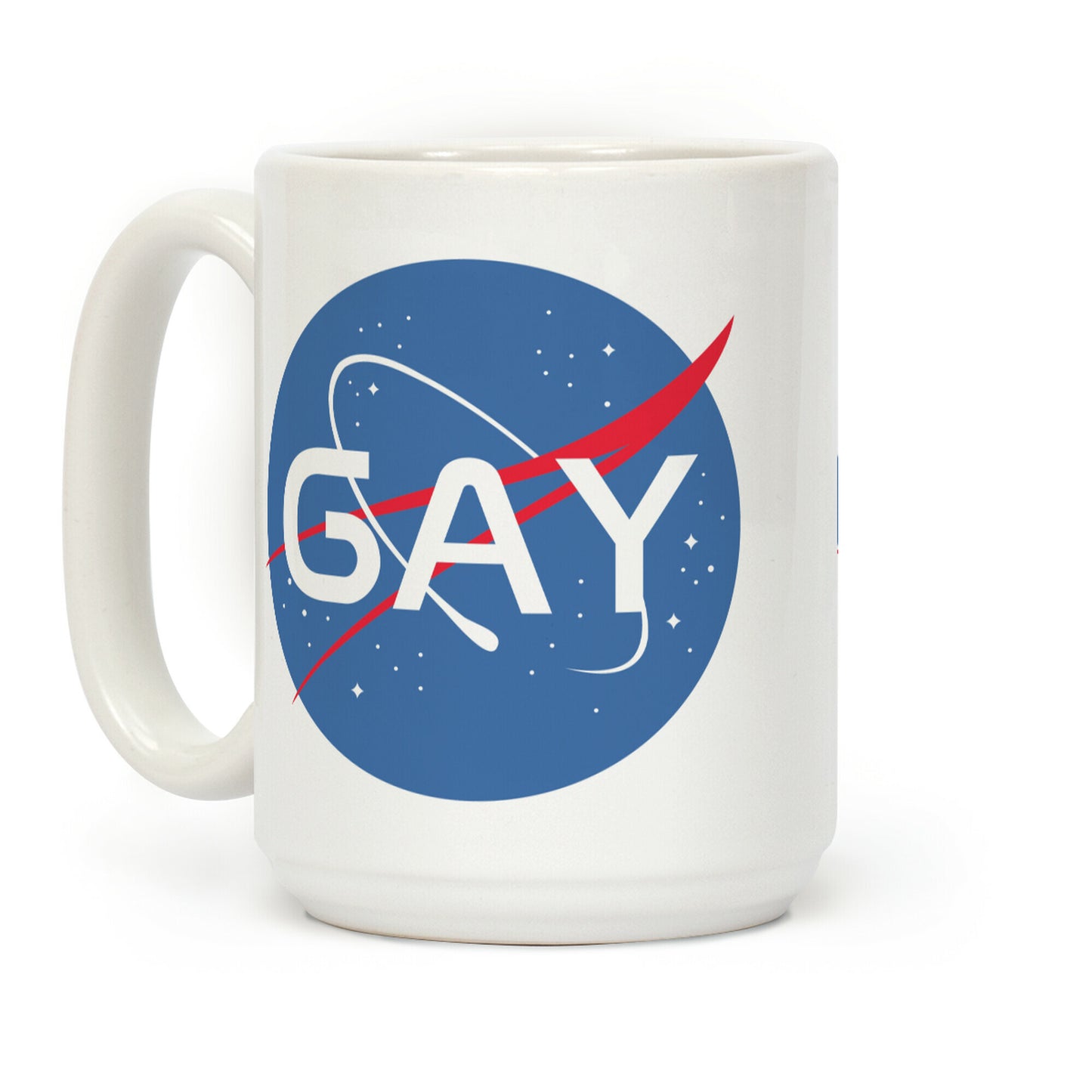 Gay Nasa Parody Coffee Mug