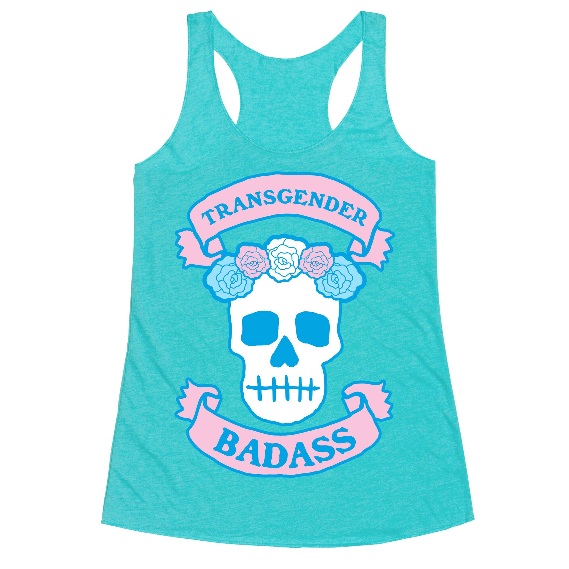 Transgender Badass Racerback Tank