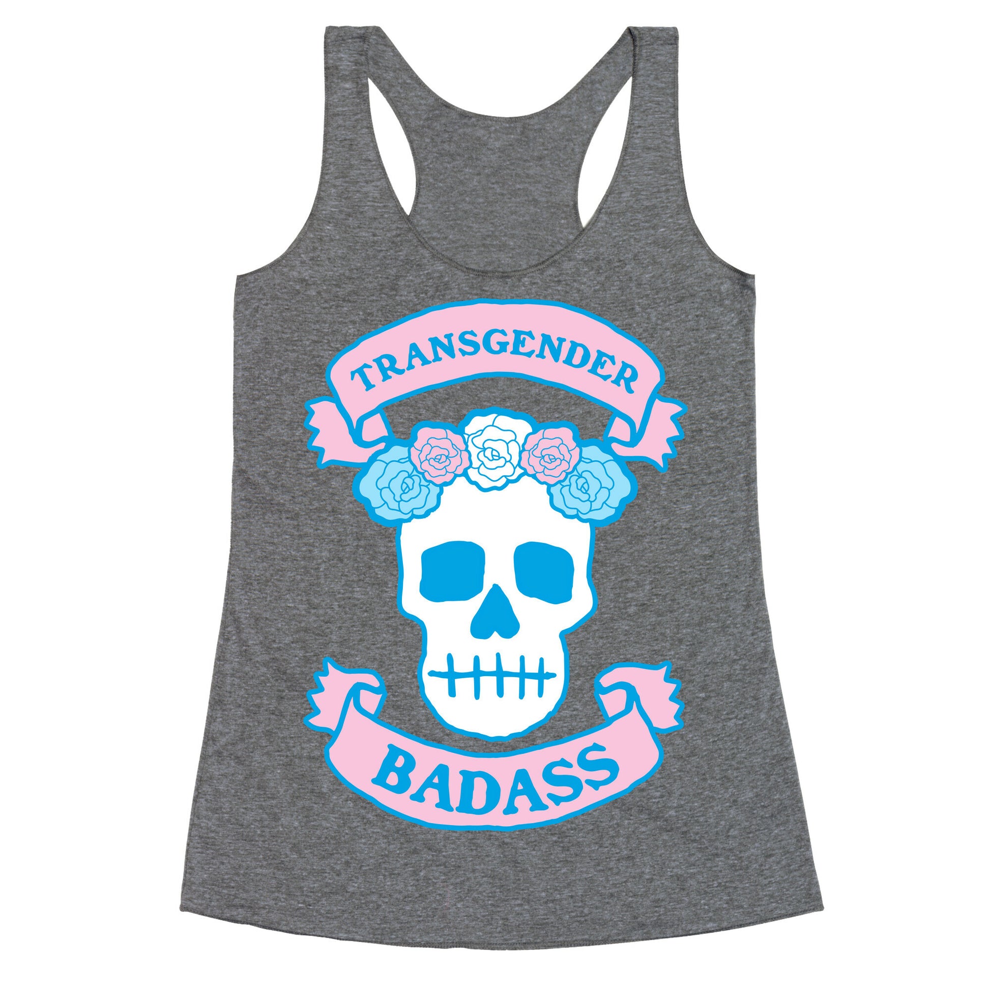Transgender Badass Racerback Tank