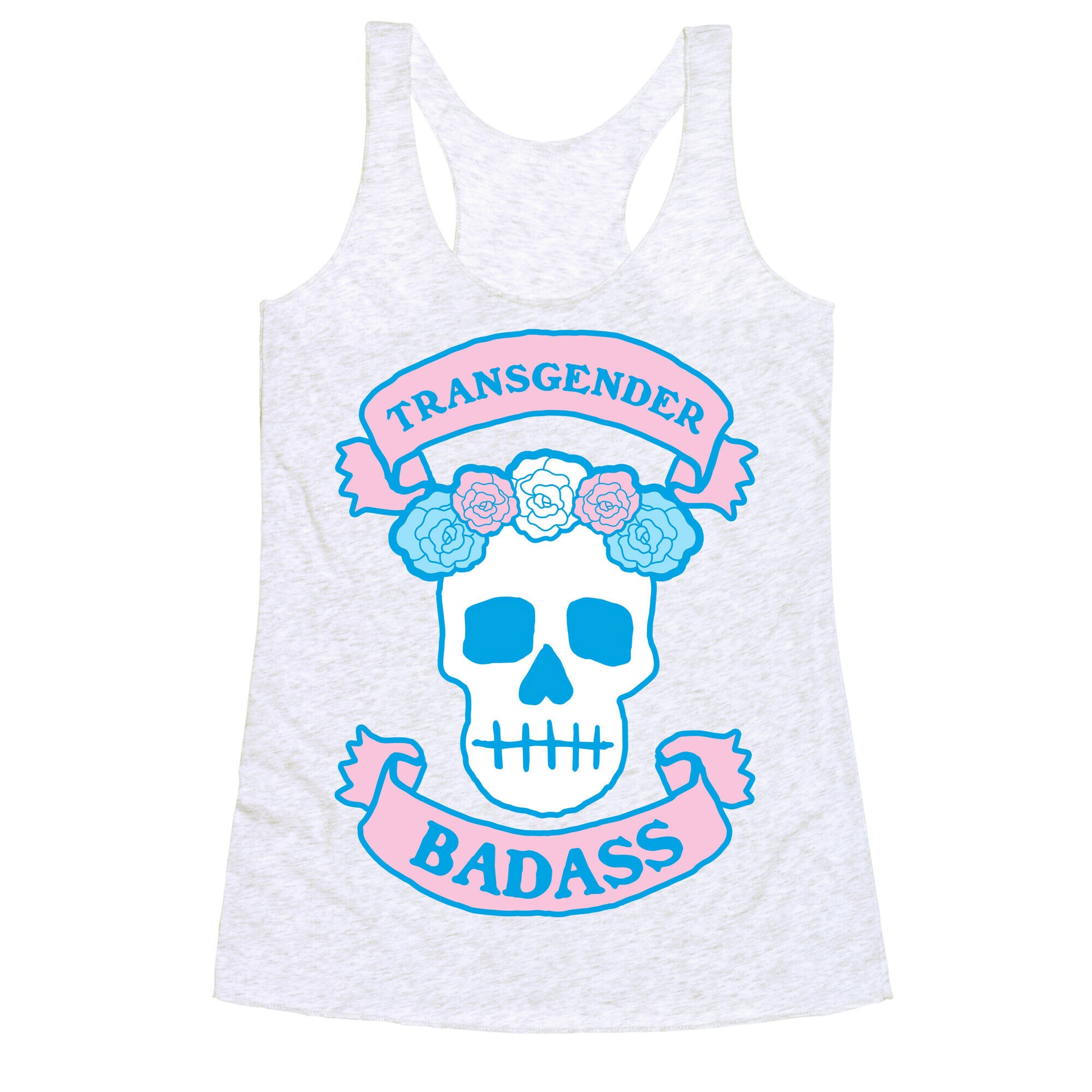 Transgender Badass Racerback Tank