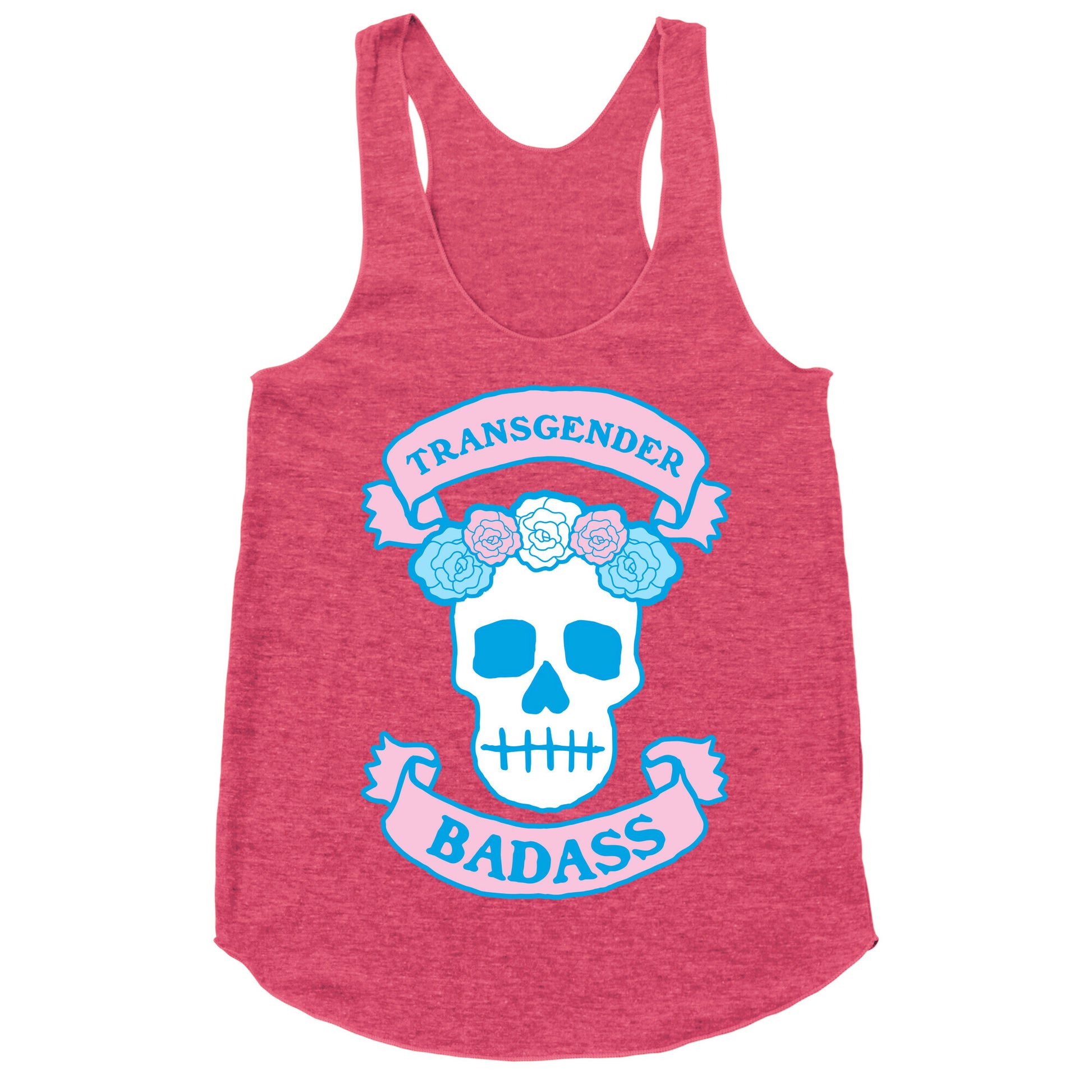 Transgender Badass Racerback Tank